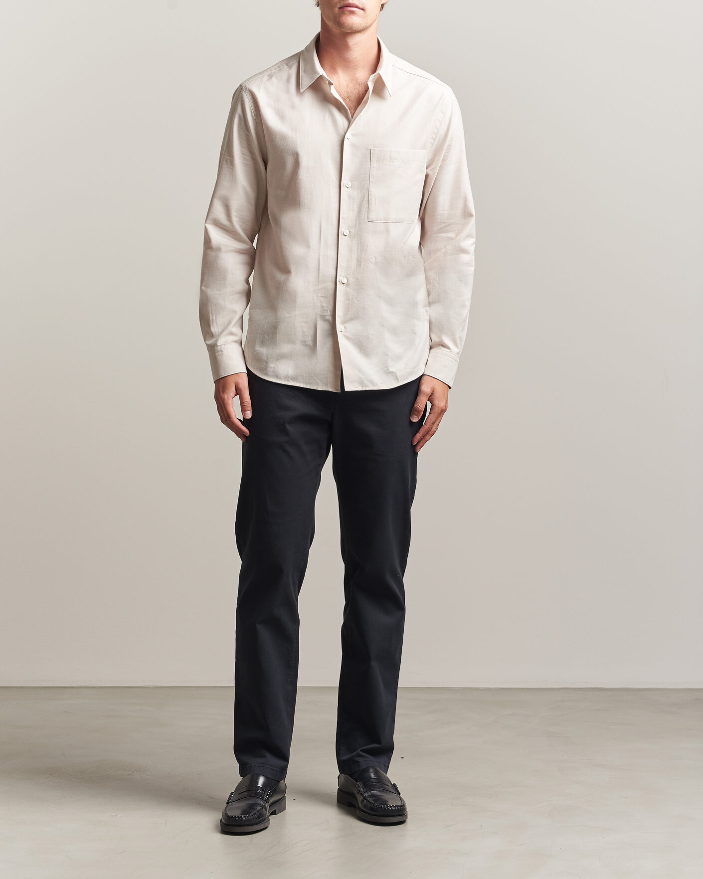 Herren | Hemden | J.Lindeberg | Marlon Flannel Shirt Moonbeam