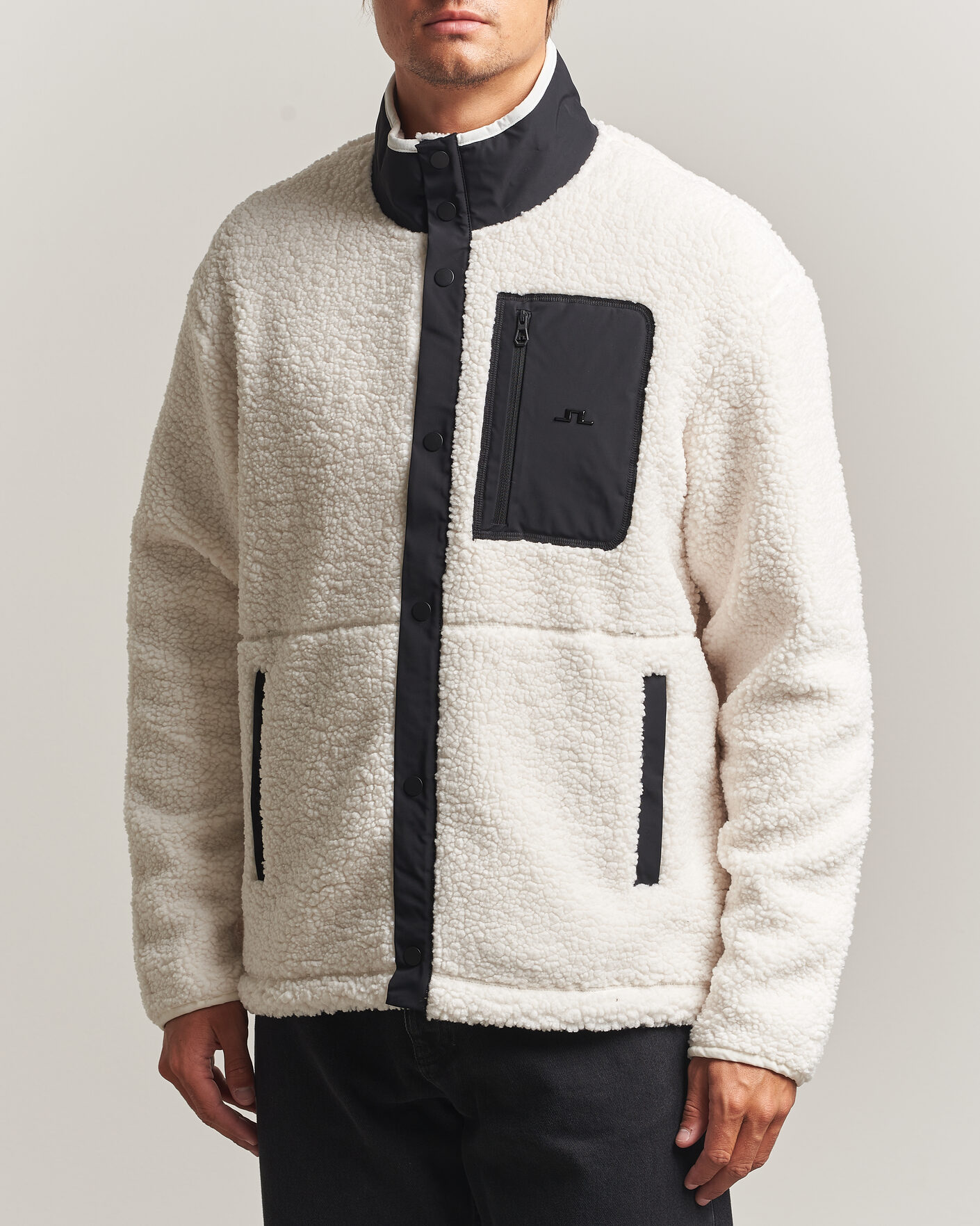 Herren | Pullover | J.Lindeberg | Marshall Pile Full Zip Tofu