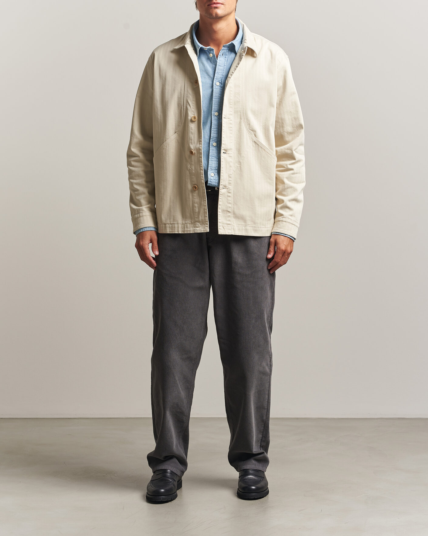 Herren | Hosen | Forét | Clay Corduroy Pants Grey