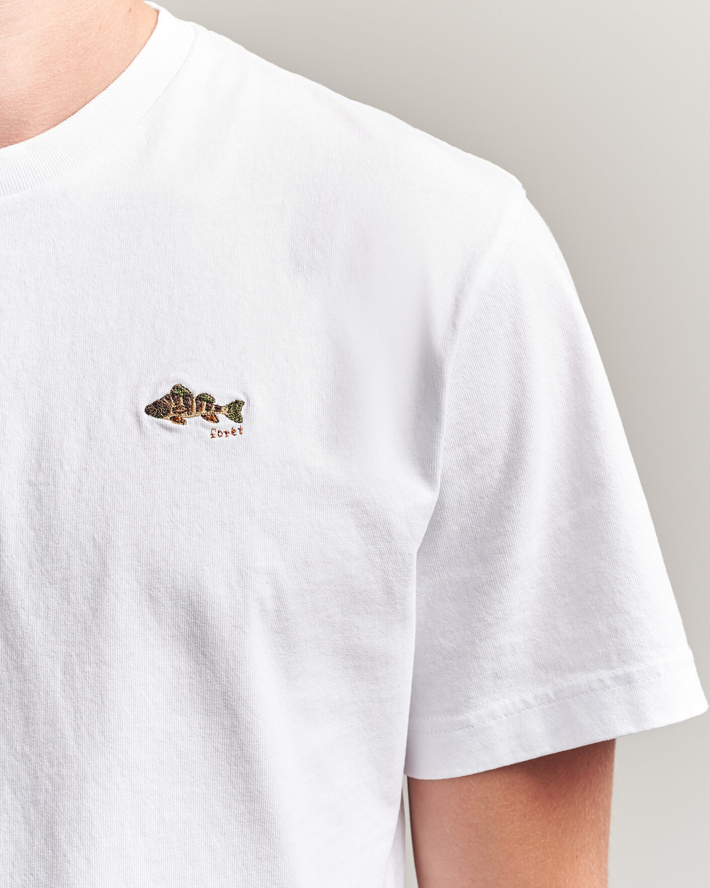 Herren | T-Shirts | Forét | Perch T-Shirt White