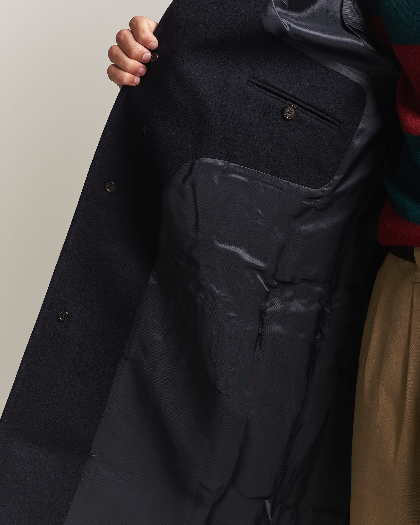 Herren | Jacken | Forét | Pine Wool Coat Navy