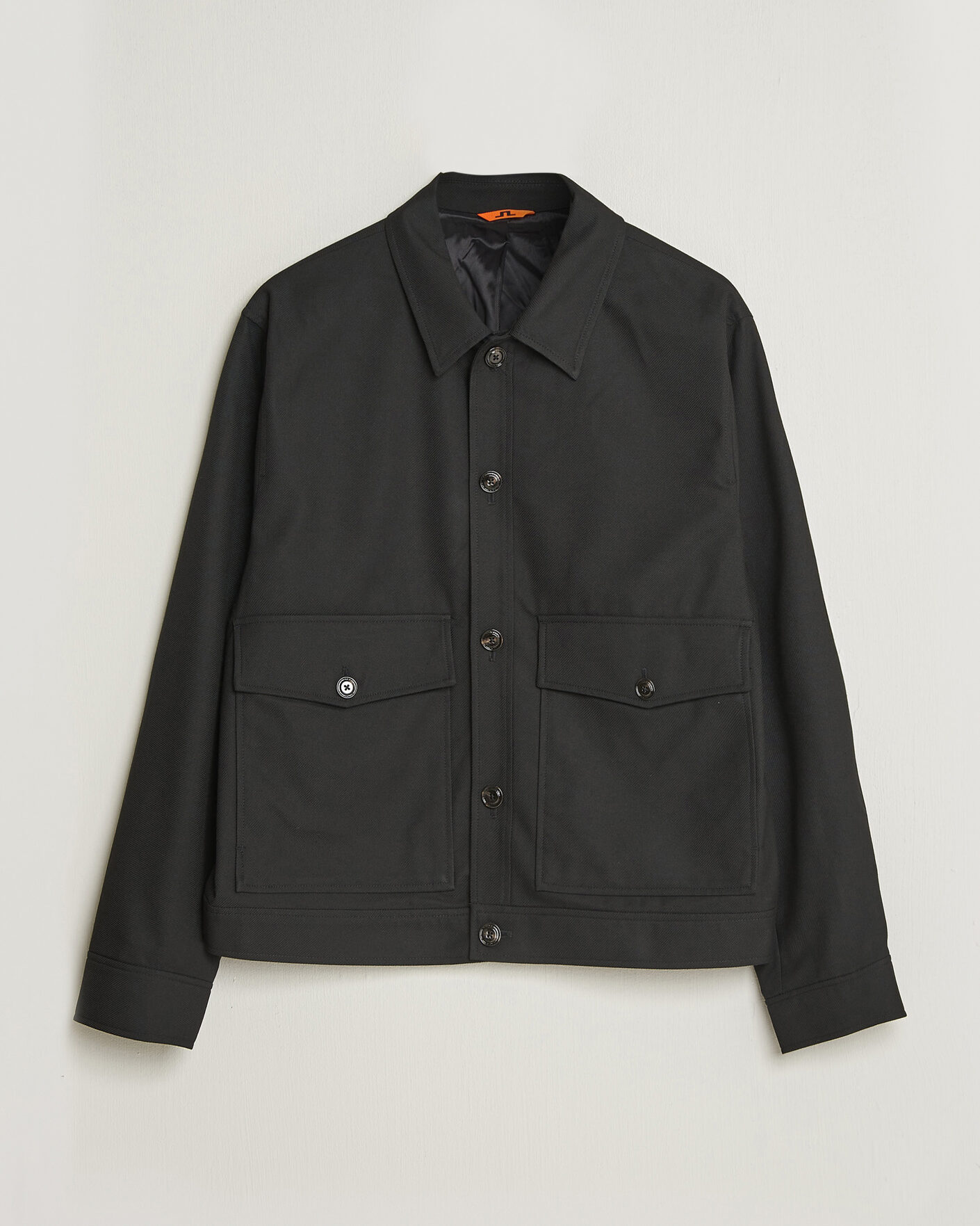 Herren | Jacken | J.Lindeberg | Jevin Brushed Twill Jacket Black