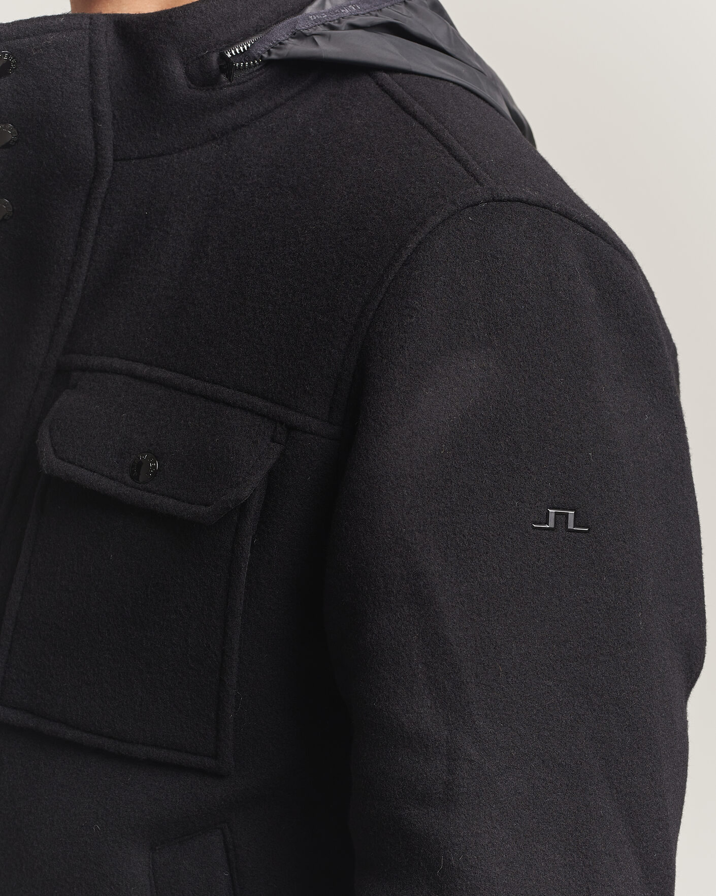 Herren | Jacken | J.Lindeberg | Bailey Wool Field Jacket Black