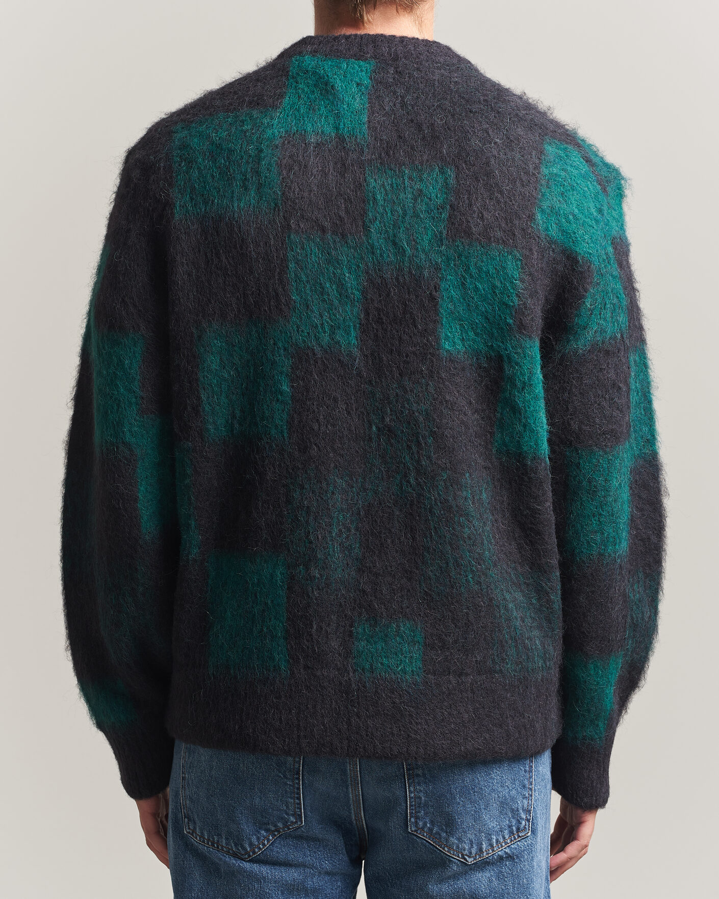 Herren | Pullover | J.Lindeberg | Hank Graphic Knitted Sweater Forest Biome