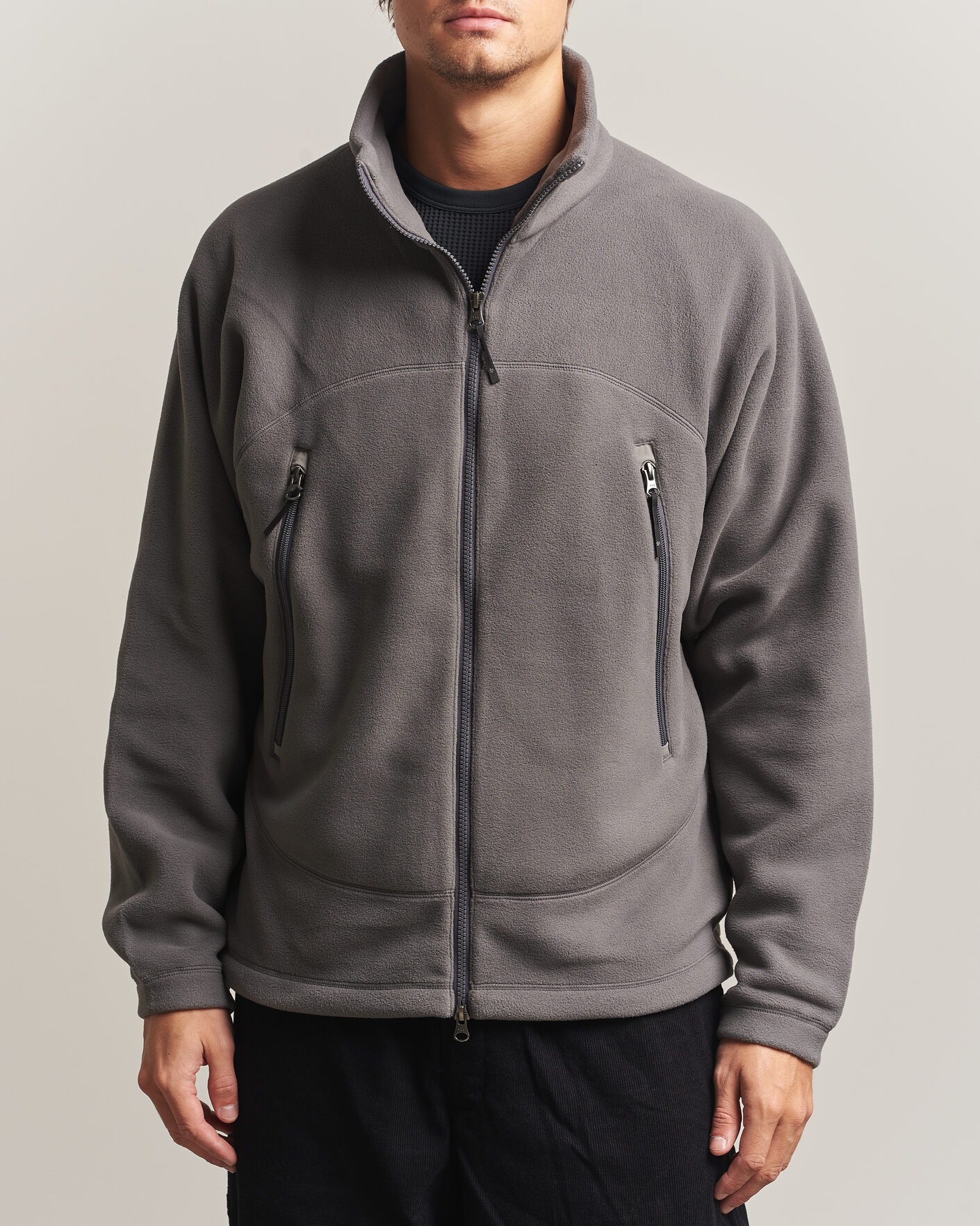 Herren | Pullover | Goldwin | Polartec Fleece Jacket Lunar Gray