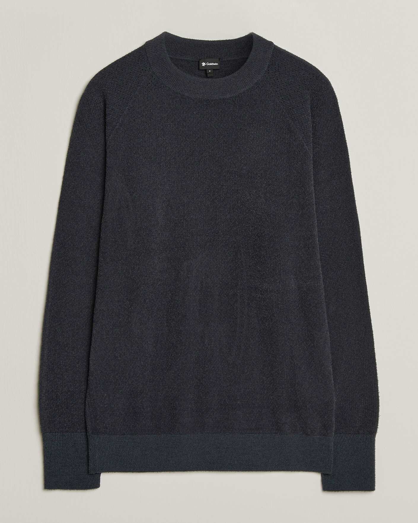 Herren | Pullover | Goldwin | Mesh Pile Crew Neck Wolf Gray