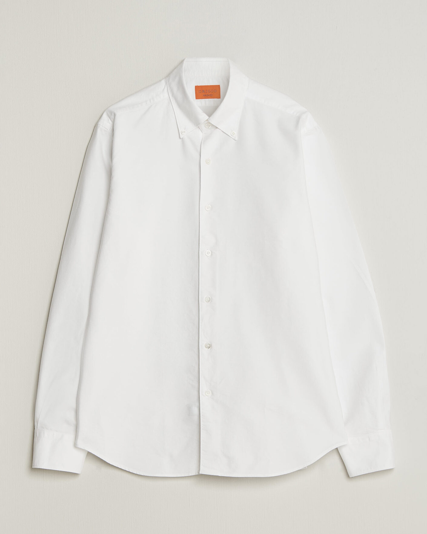 Herren | Hemden | Grigio | Oxford Button Down Shirt White