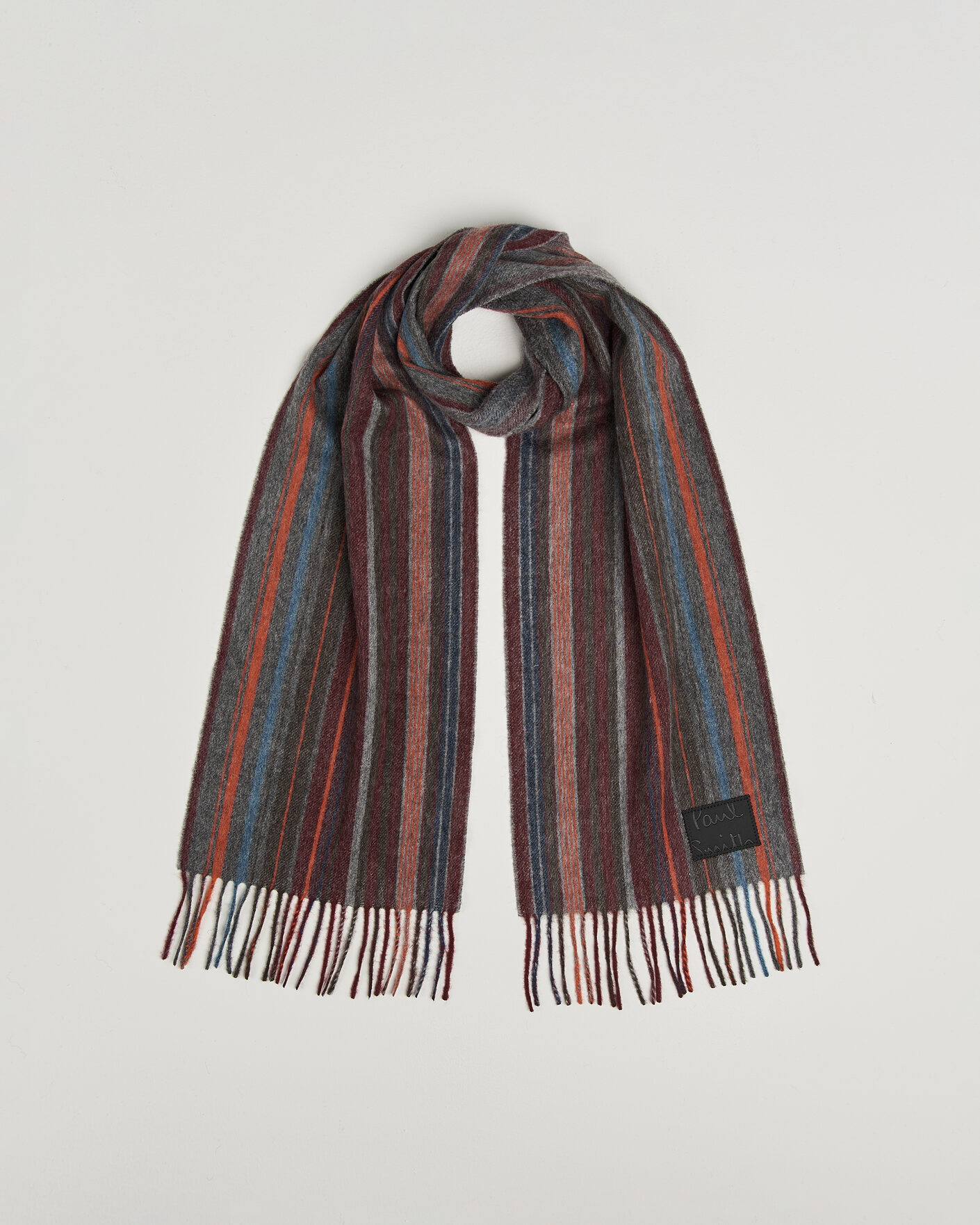 Herren | Schals | Paul Smith | Lambswool Striped Scarf Red