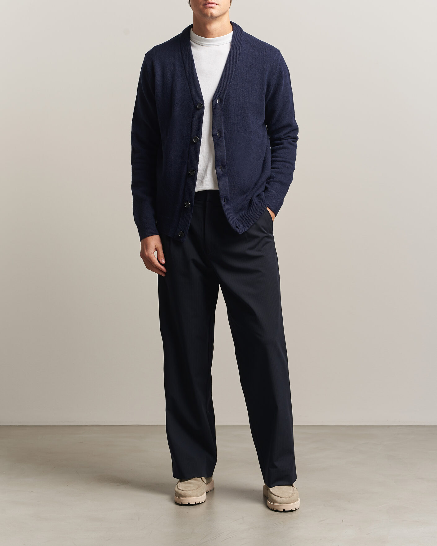 Herren | Pullover | PS Paul Smith | Wool Knitted Cardigan Navy