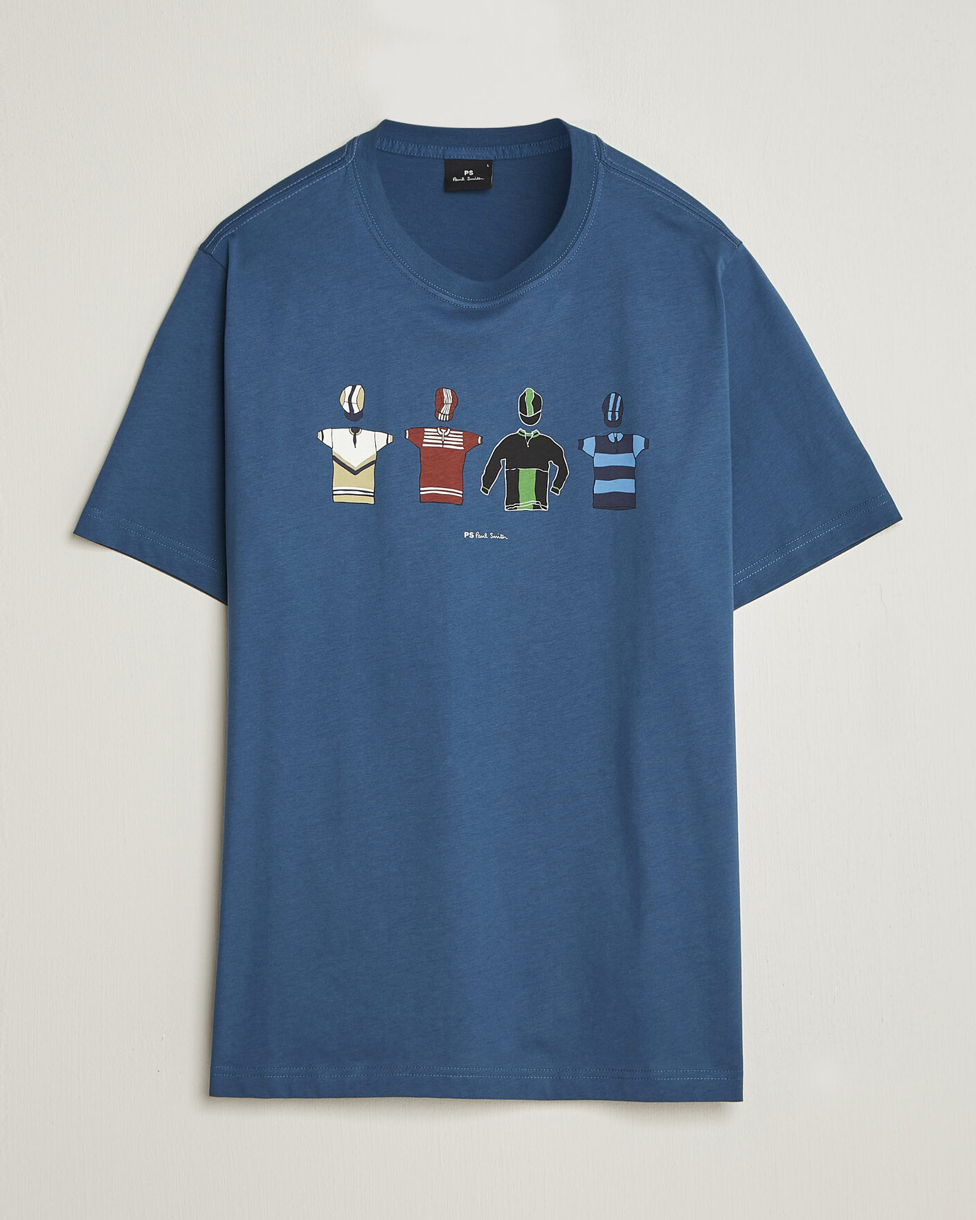 Herren | T-Shirts | PS Paul Smith | Cycle Jersey's Crew Neck T-Shirt Blue