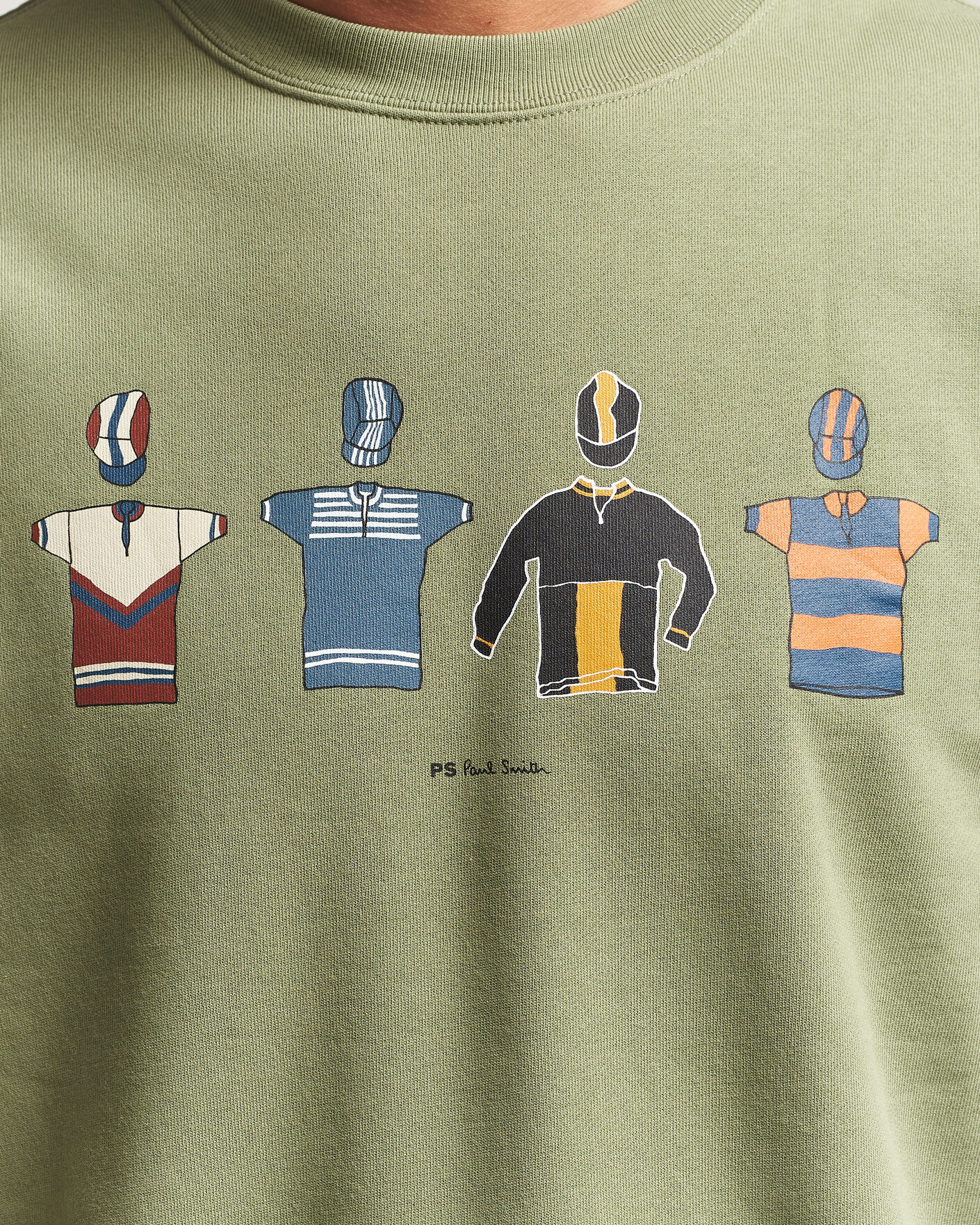 Herren | Pullover | PS Paul Smith | Cycle Jersey's Crew Sweatshirt Green