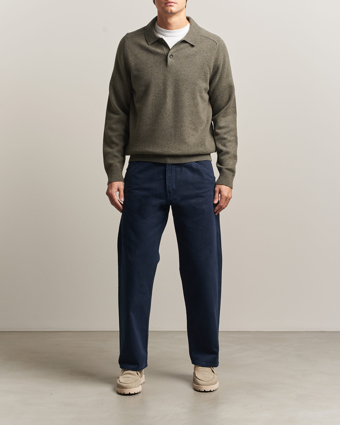 Herren | Pullover | PS Paul Smith | Wool Knitted Polo Green