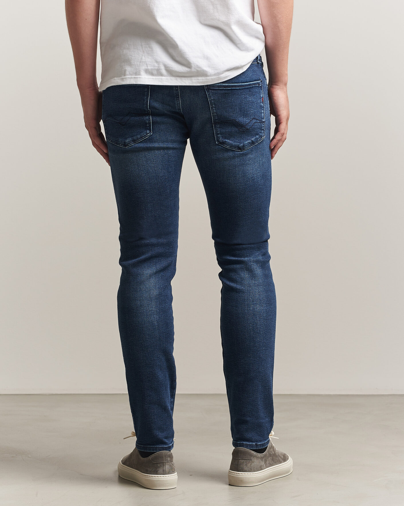 Herren | Jeans | Replay | Anbass Powerstretch Jeans Dark Blue