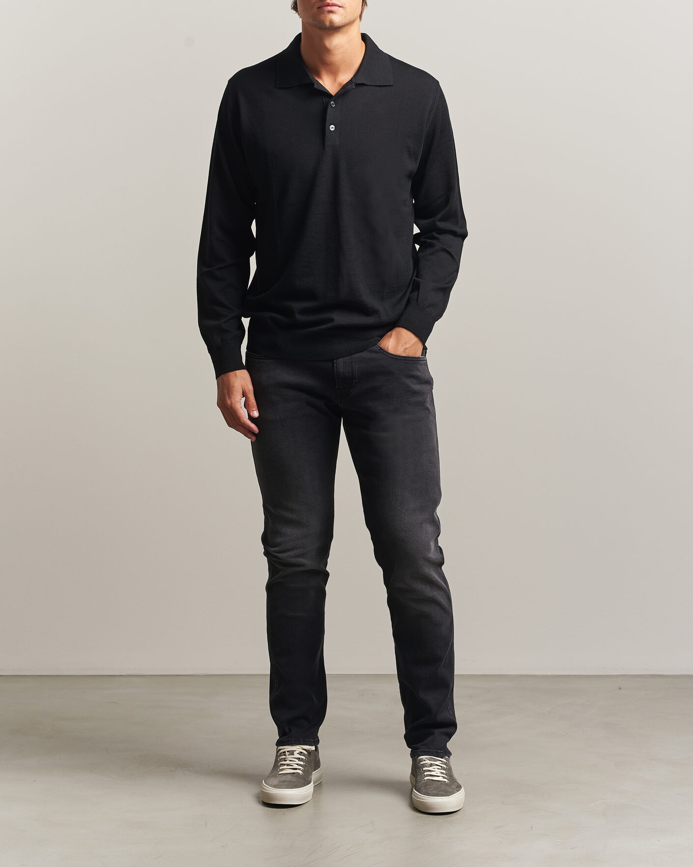 Herren | Jeans | Replay | Anbass Hyperflex Jeans Washed Black