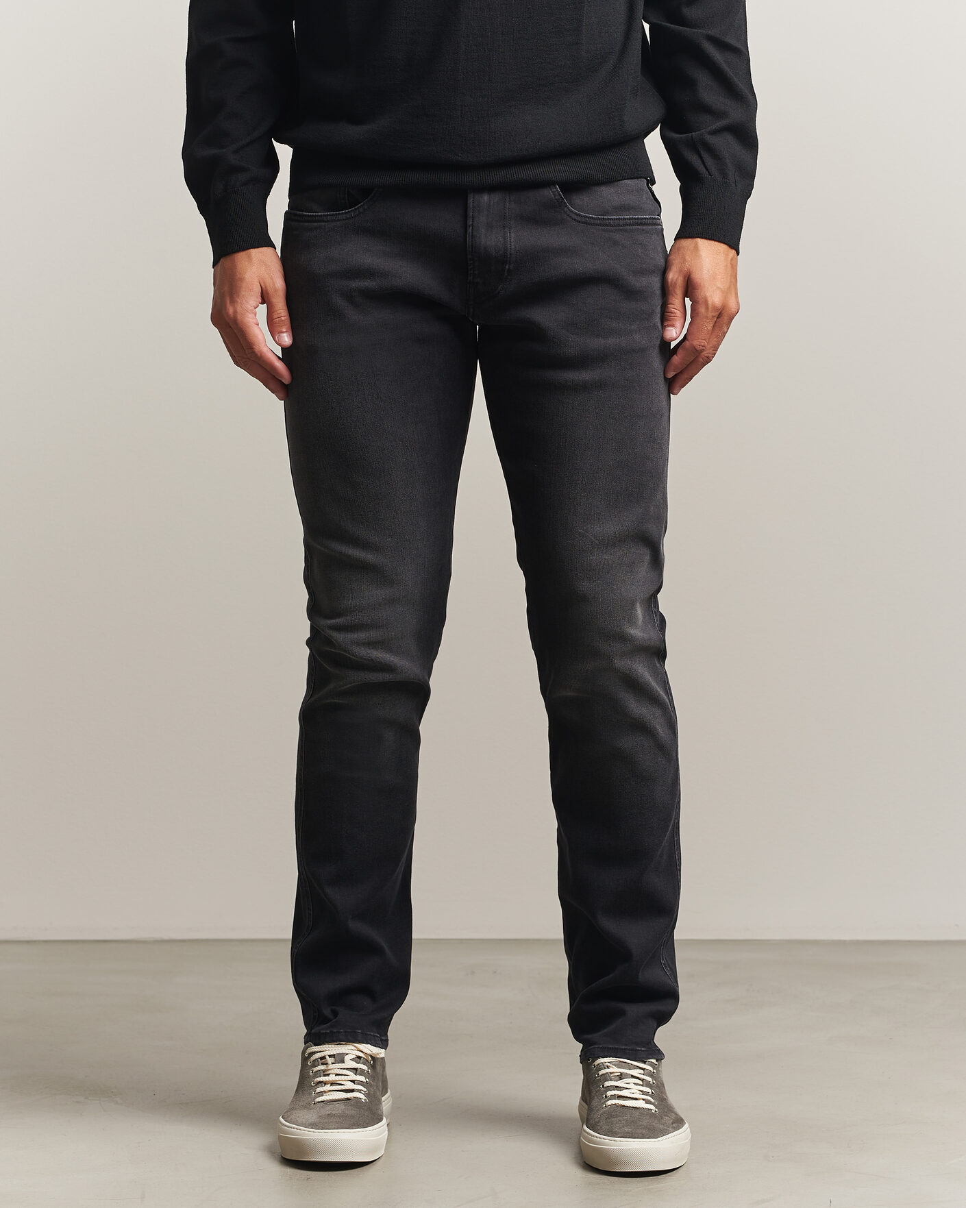 Herren | Jeans | Replay | Anbass Hyperflex Jeans Washed Black