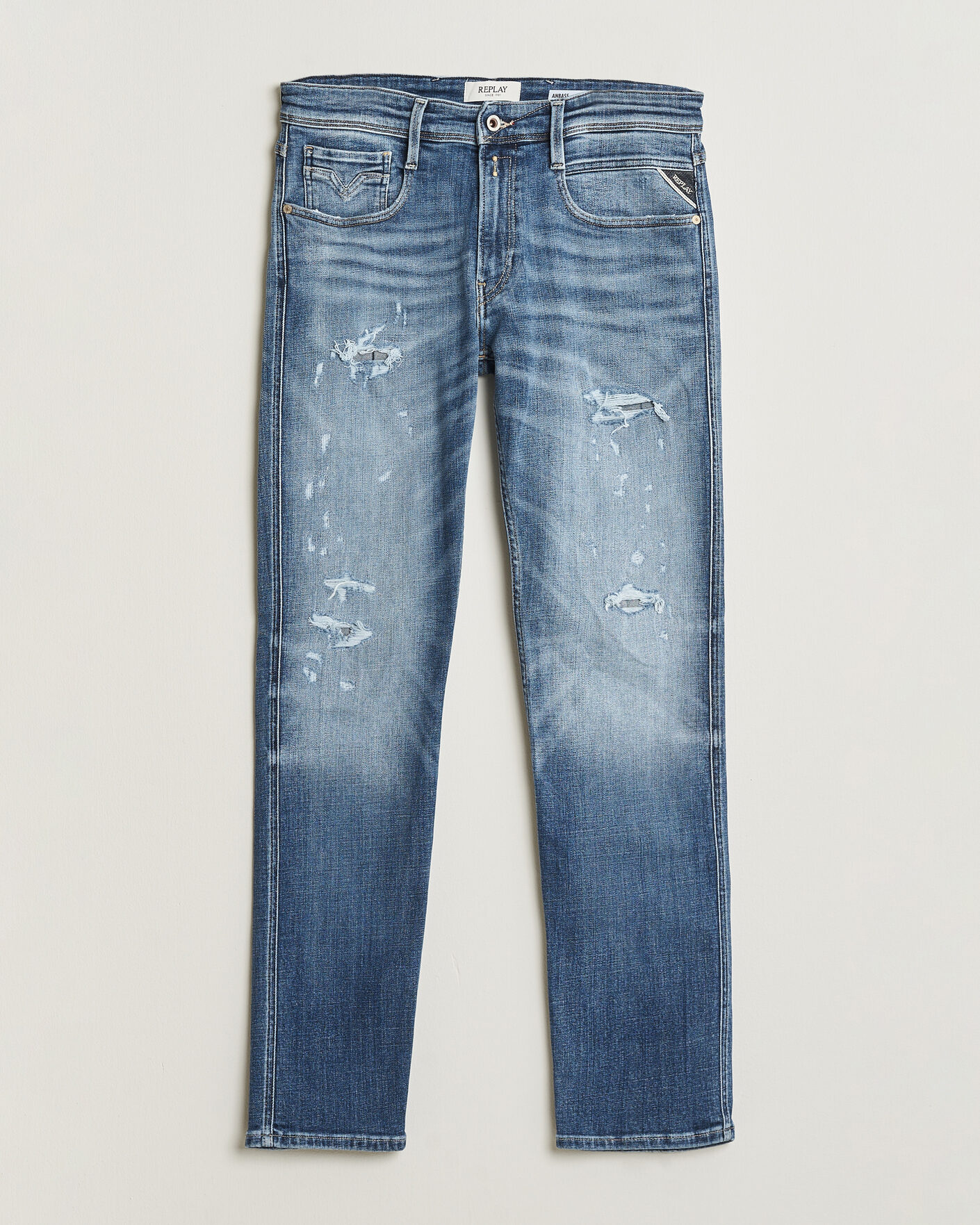 Herren | Jeans | Replay | Anbass 10 Years Wash Jeans Medium Blue