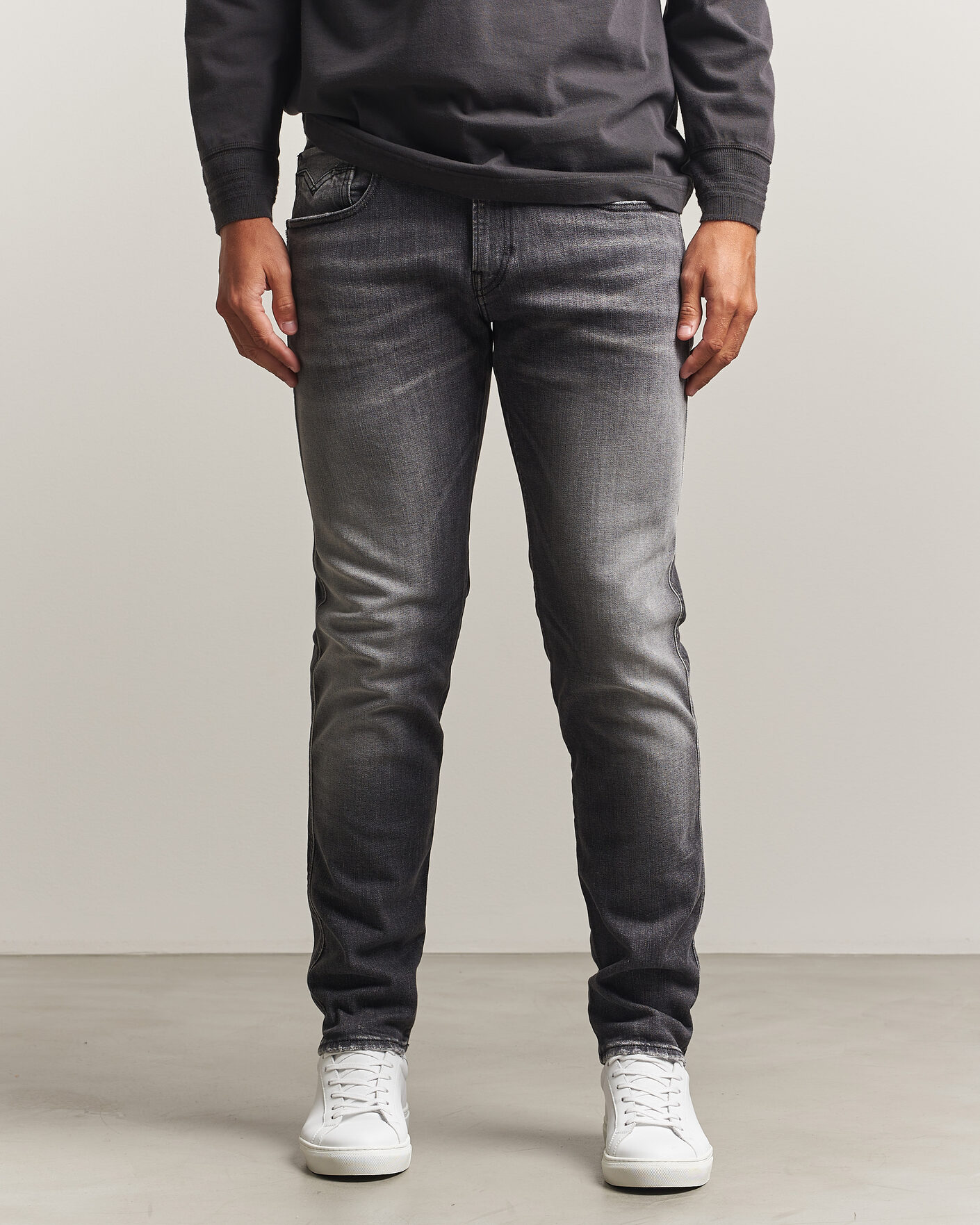 Herren | Jeans | Replay | Anbass 5 Years Wash Jeans Dark Grey