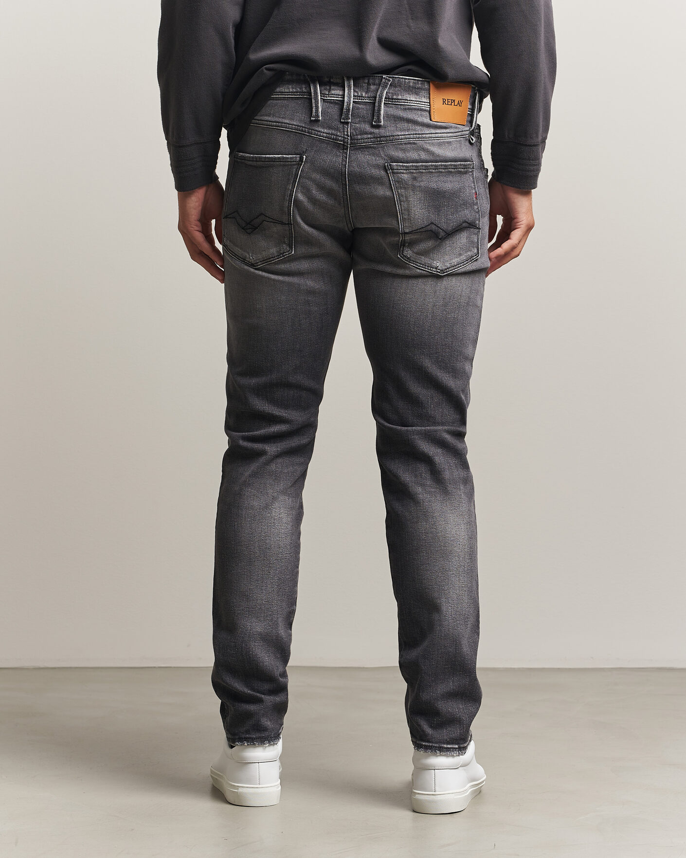 Herren | Jeans | Replay | Anbass 5 Years Wash Jeans Dark Grey