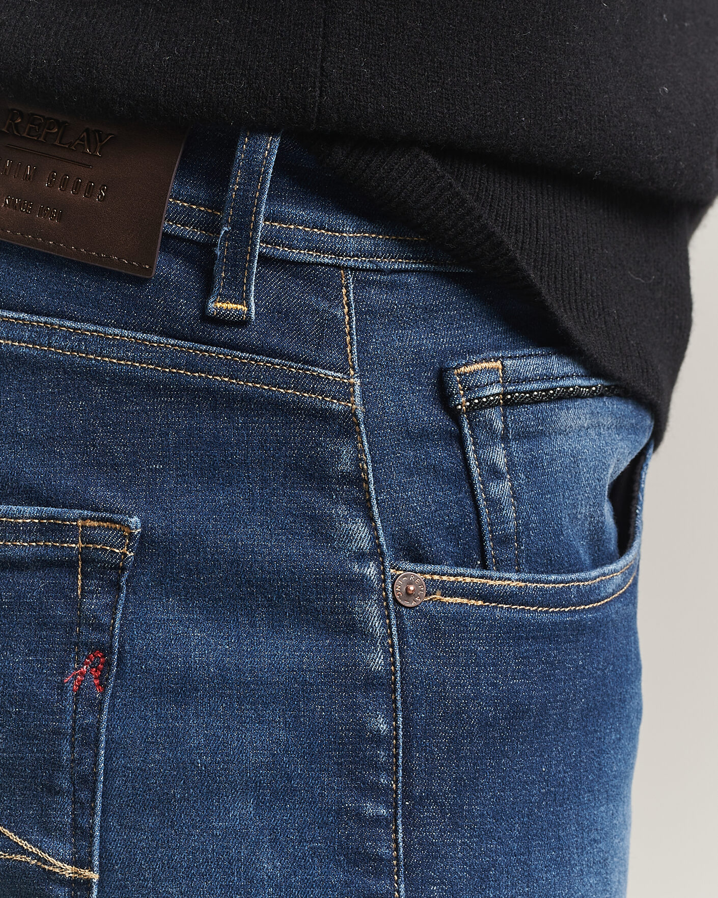 Herren | Jeans | Replay | Grover Hyperflex Jeans Dark Blue
