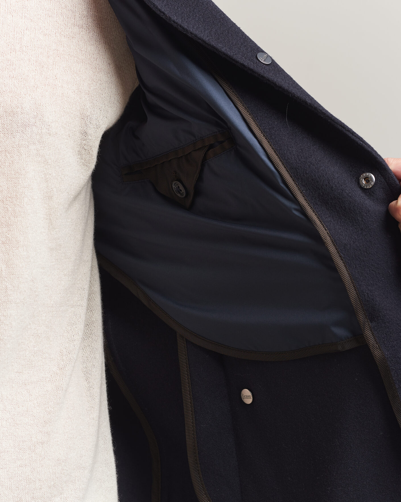 Herren | Jacken | Herno | Cashmere Overshirt Navy