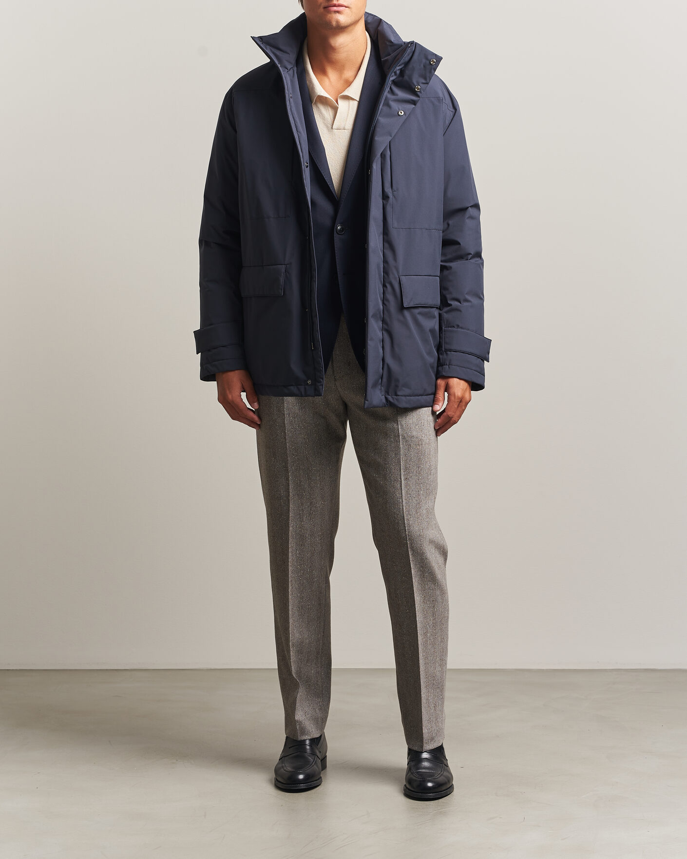 Herren | Jacken | Herno | Waterproof Down Coat Navy