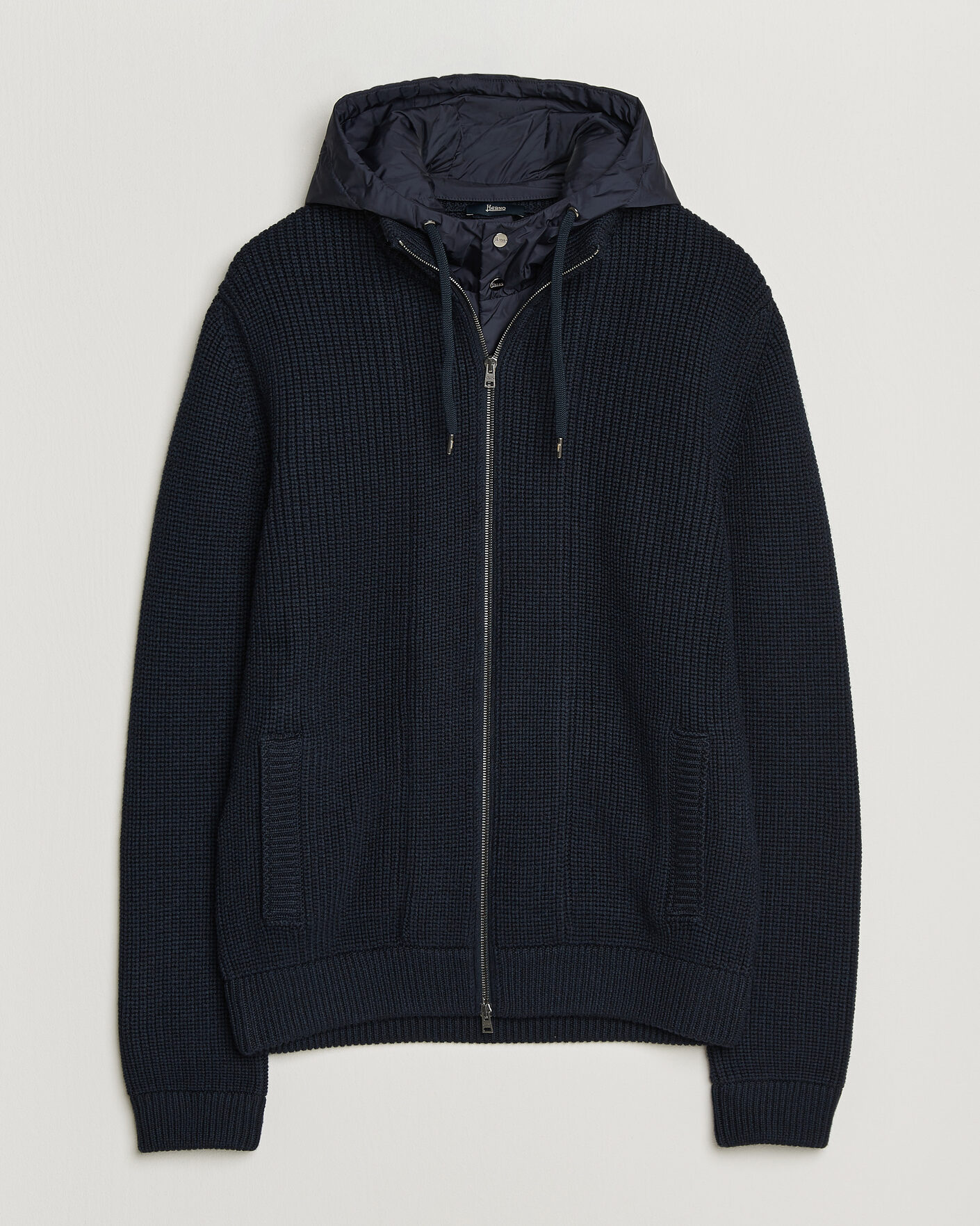Herren | Pullover | Herno | Full Zip Knit Cardigan Navy