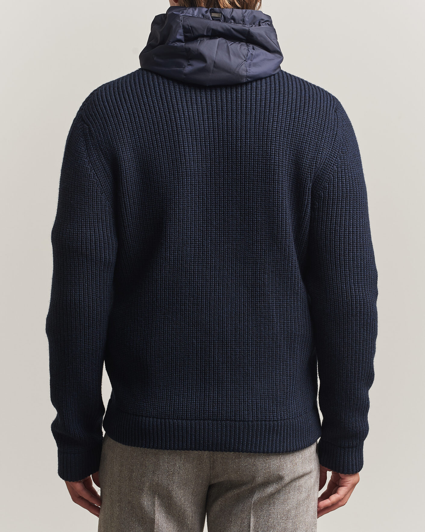 Herren | Pullover | Herno | Full Zip Knit Cardigan Navy