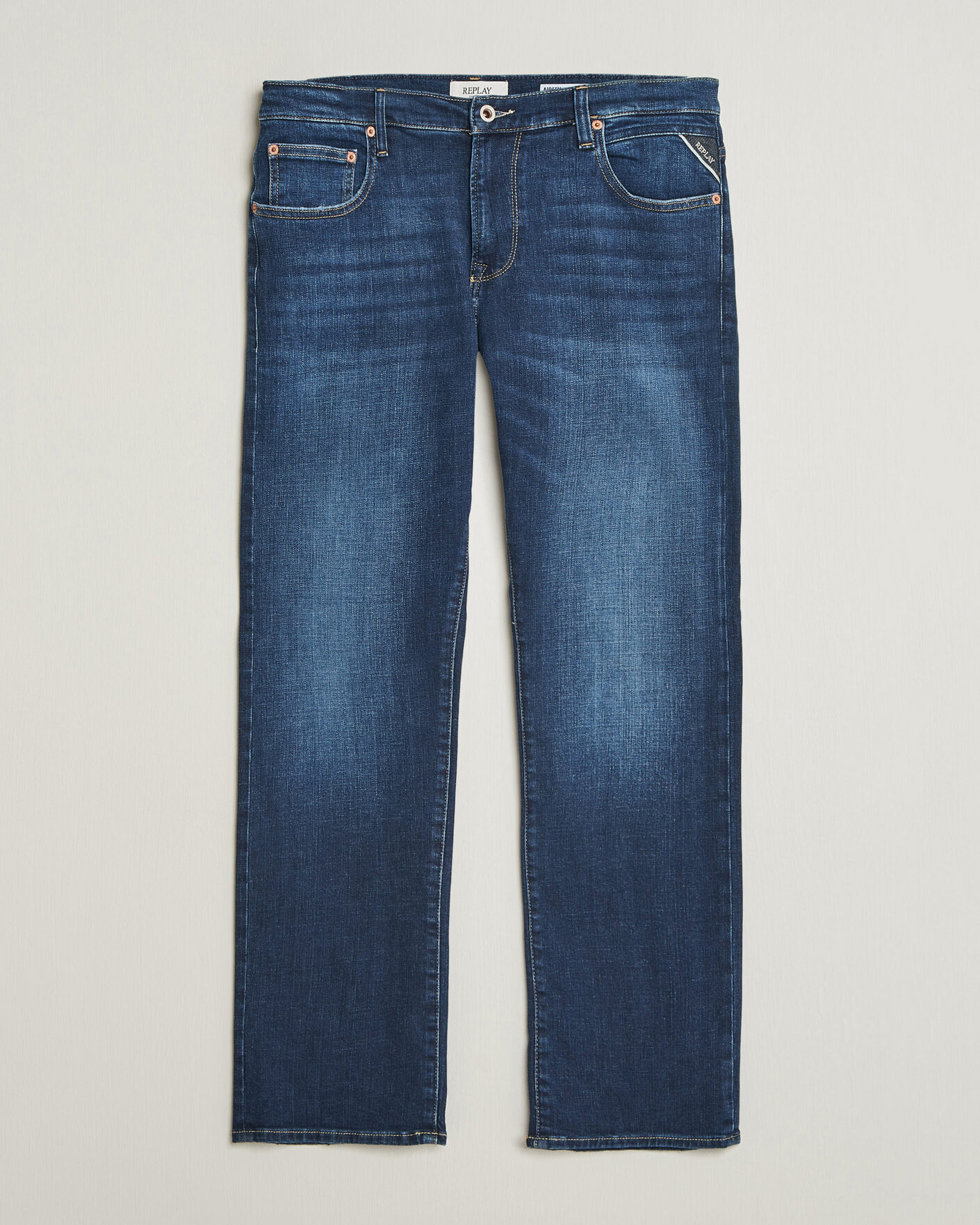 Herren | Jeans | Replay | Aideen Straight Fit Jeans Dark Blue