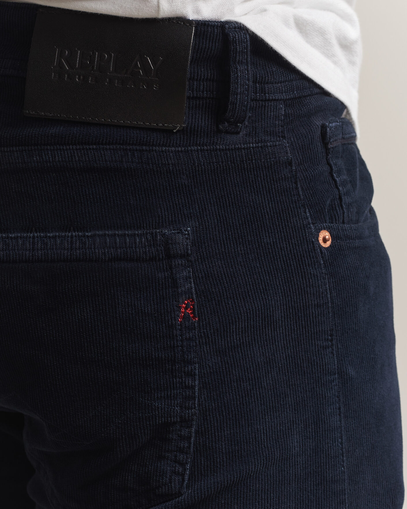 Herren | Hosen | Replay | Grover Corduroy 5-Pocket Pants Navy