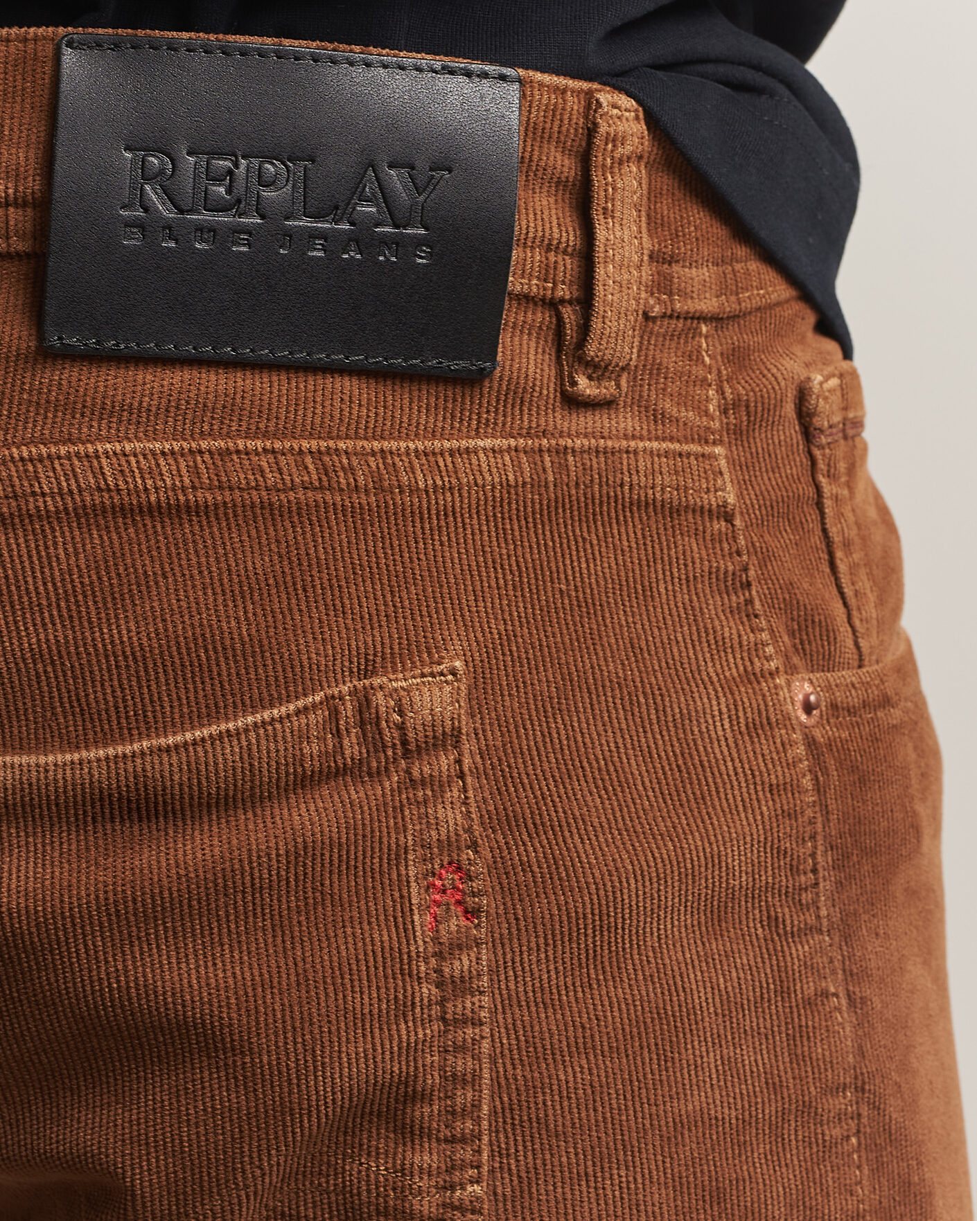 Herren | Hosen | Replay | Grover Corduroy 5-Pocket Pants Toffee Brown