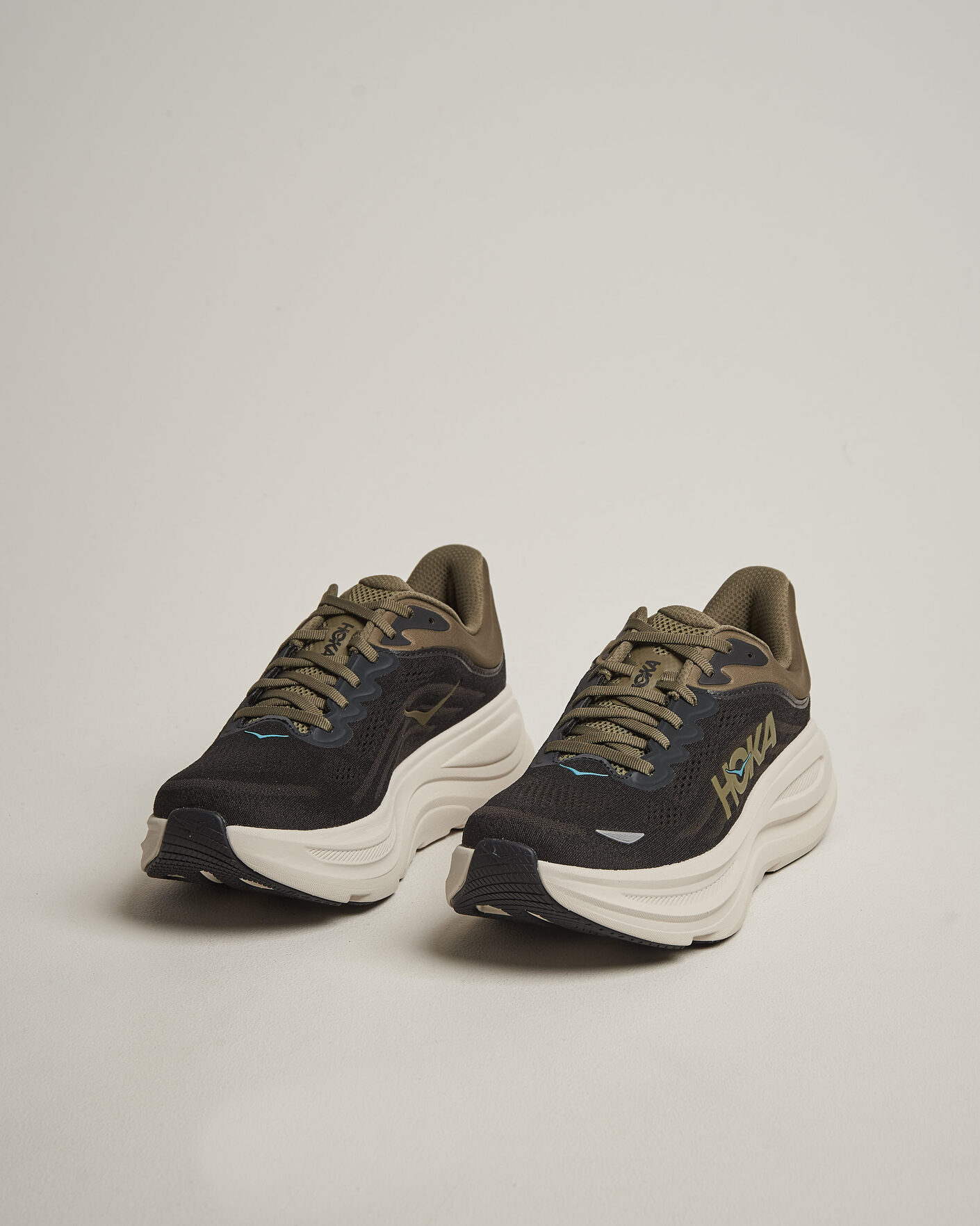 Herren | Runningsneakers | Hoka | Bondi 9 Black/River Rock