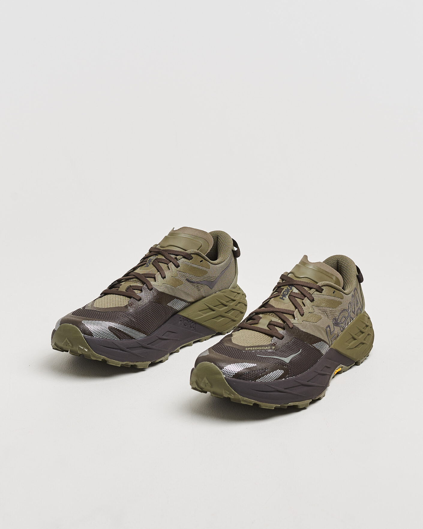 Herren | Hikingschuhe | Hoka | Speedgoat 7 Antique Olive/Black
