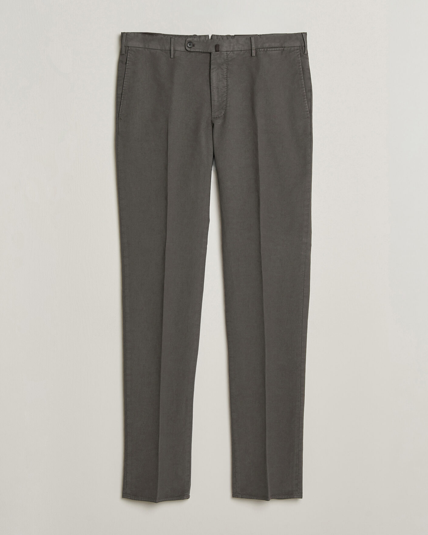 Herren | Hosen | Incotex | Regular Fit Soft Cotton Stretch Chinos Dark Grey
