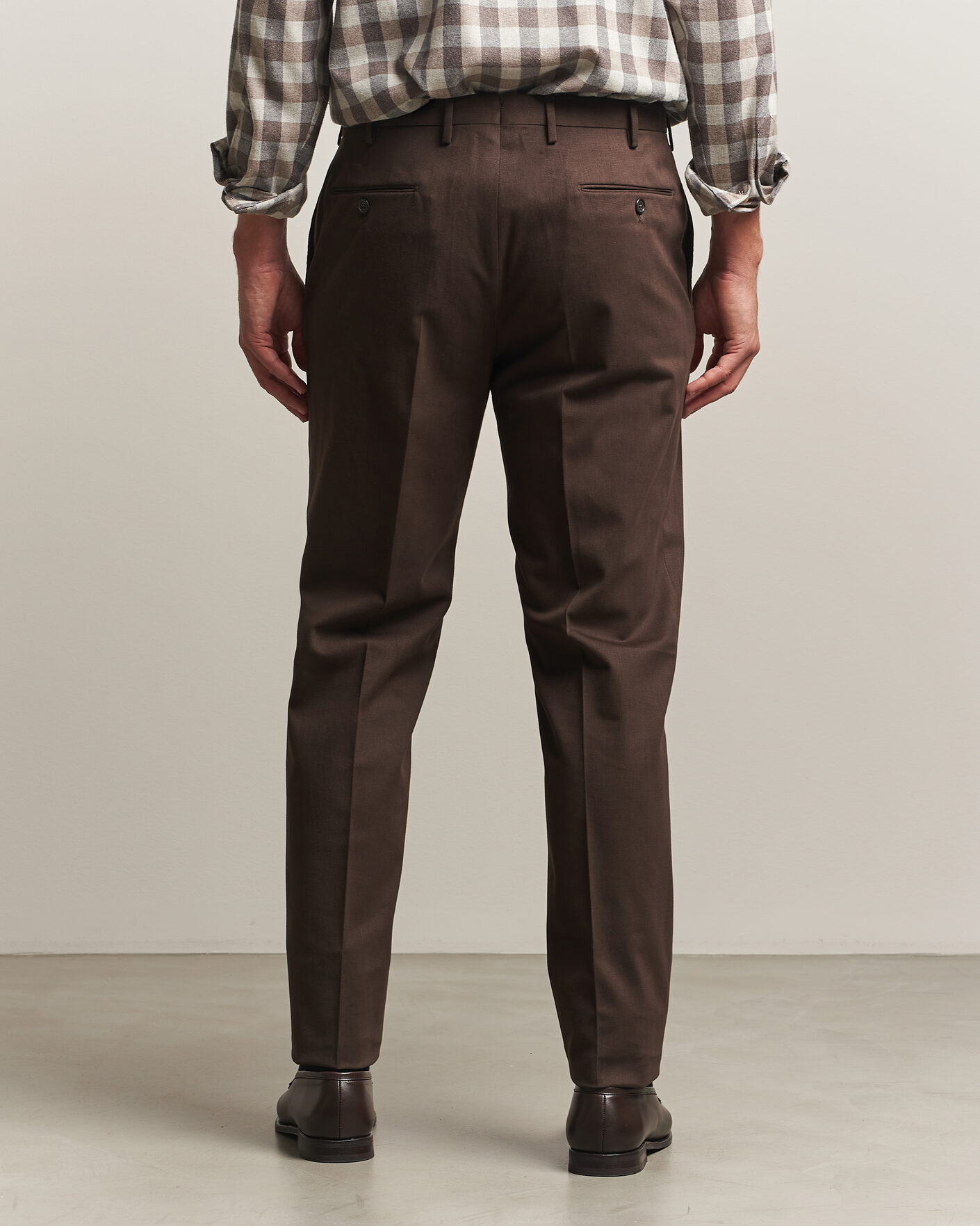 Herren | Hosen | Incotex | Regular Fit Cotton/Cashmere Trousers Military
