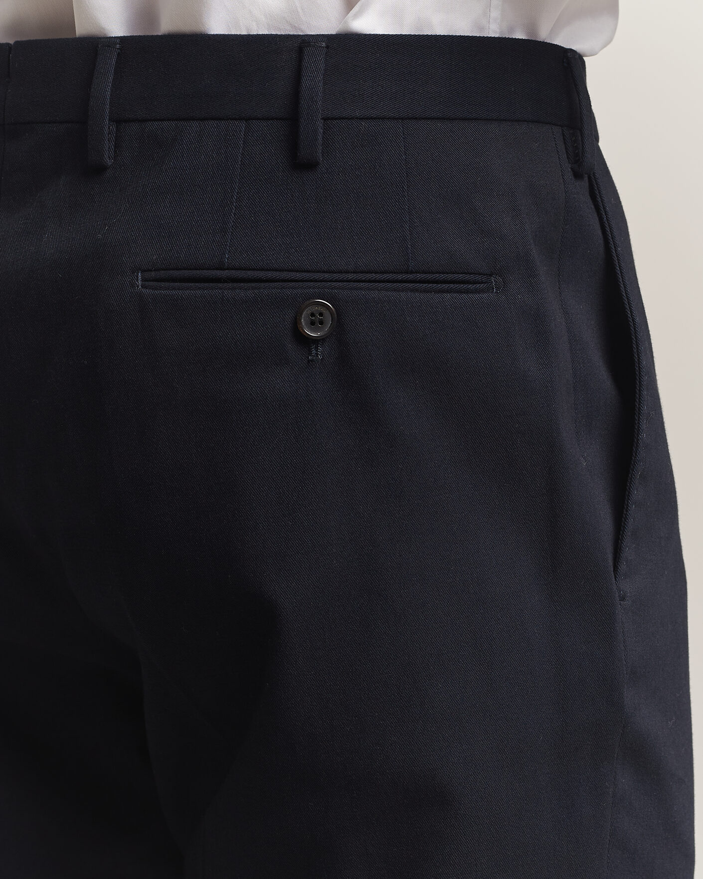 Herren | Hosen | Incotex | Regular Fit Cotton/Cashmere Trousers Navy