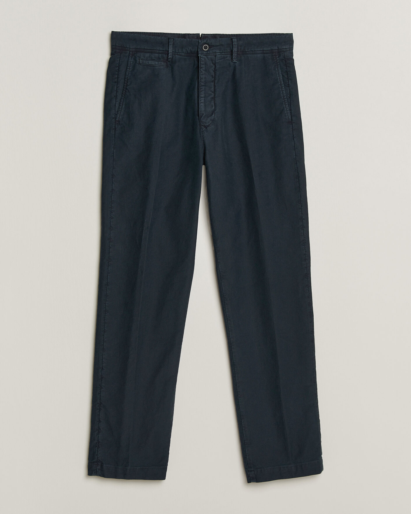 Herren | Hosen | Incotex | Regular Fit Garment Dyed Slacks Navy