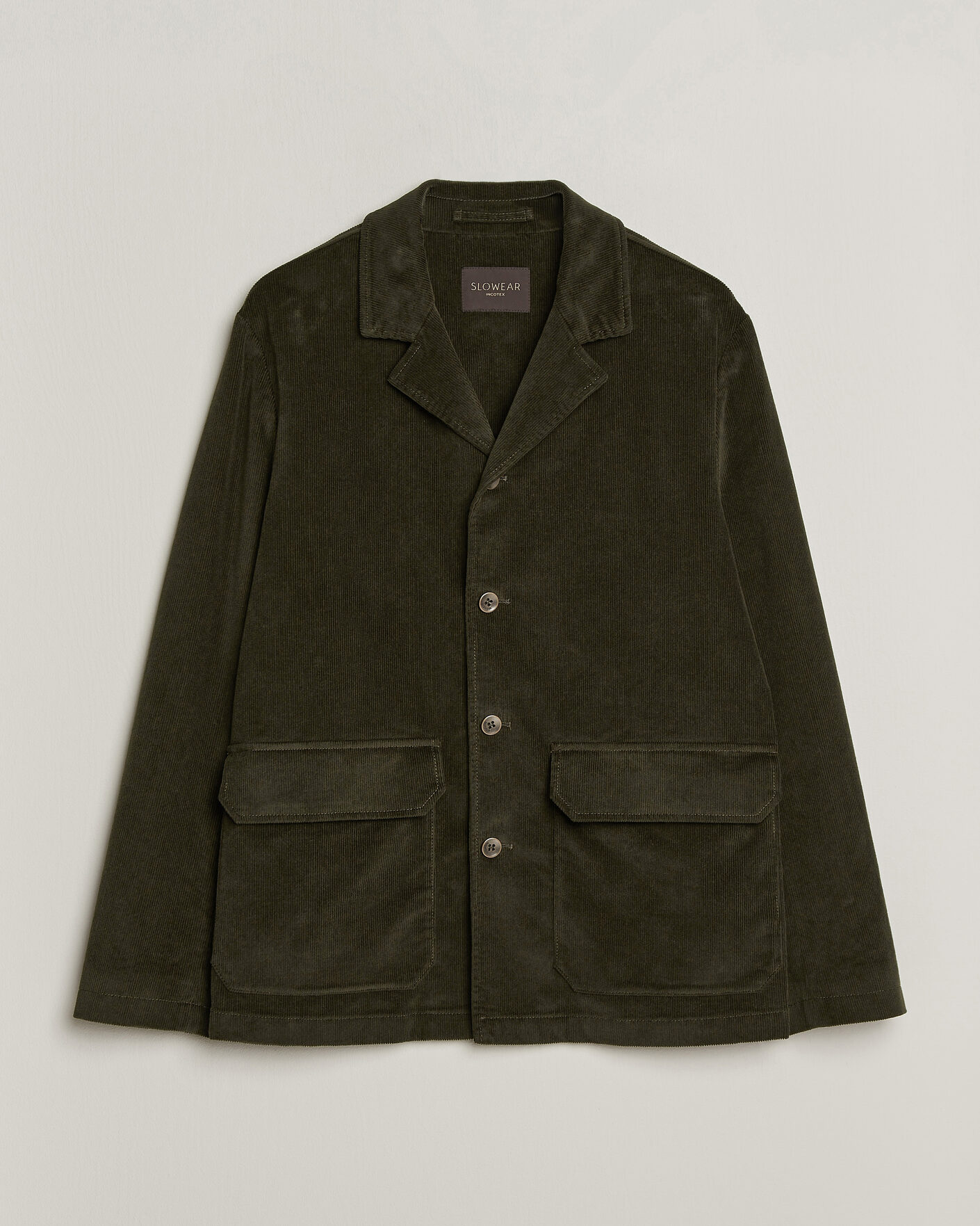 Herren | Sakkos | Incotex | Corduroy Sports Jacket Forest Green