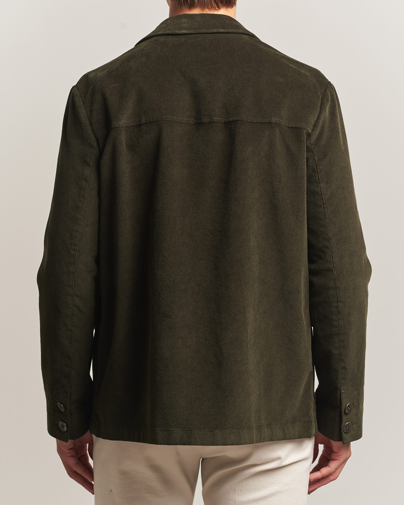 Herren | Sakkos | Incotex | Corduroy Sports Jacket Forest Green