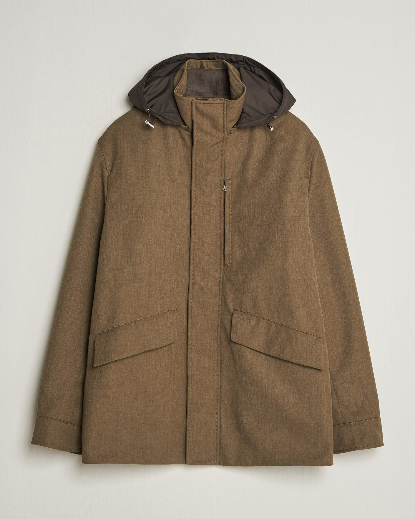 Herren | Jacken | Incotex | Water Repellent Rain Caban Country Green