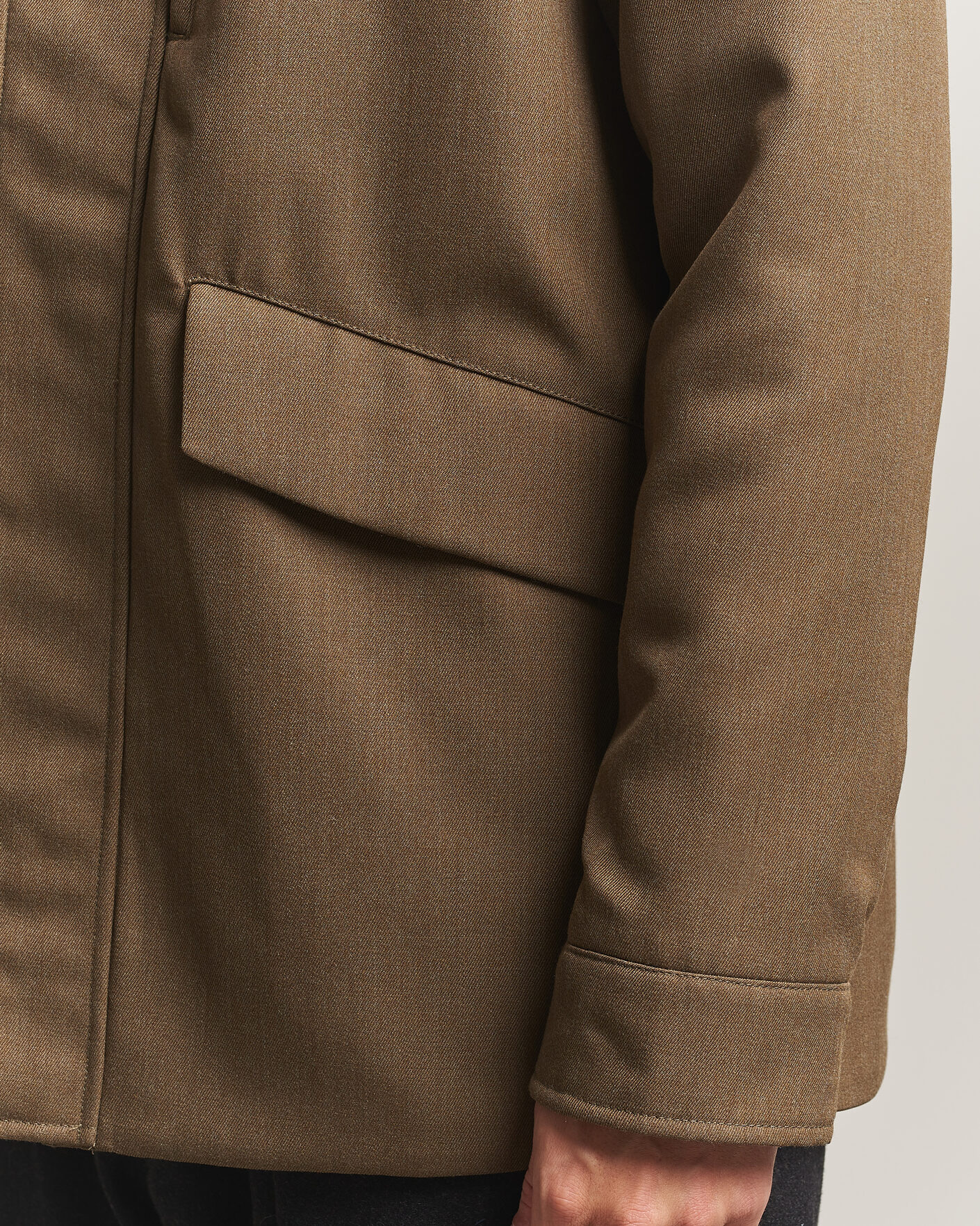 Herren | Jacken | Incotex | Water Repellent Rain Caban Country Green