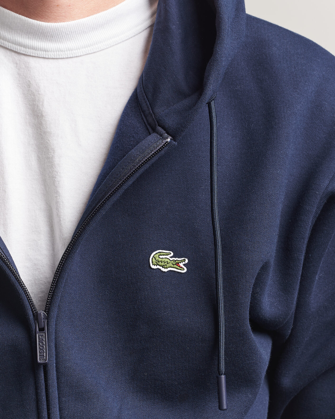 Herren | Pullover | Lacoste | Full Zip Hoodie Navy Blue