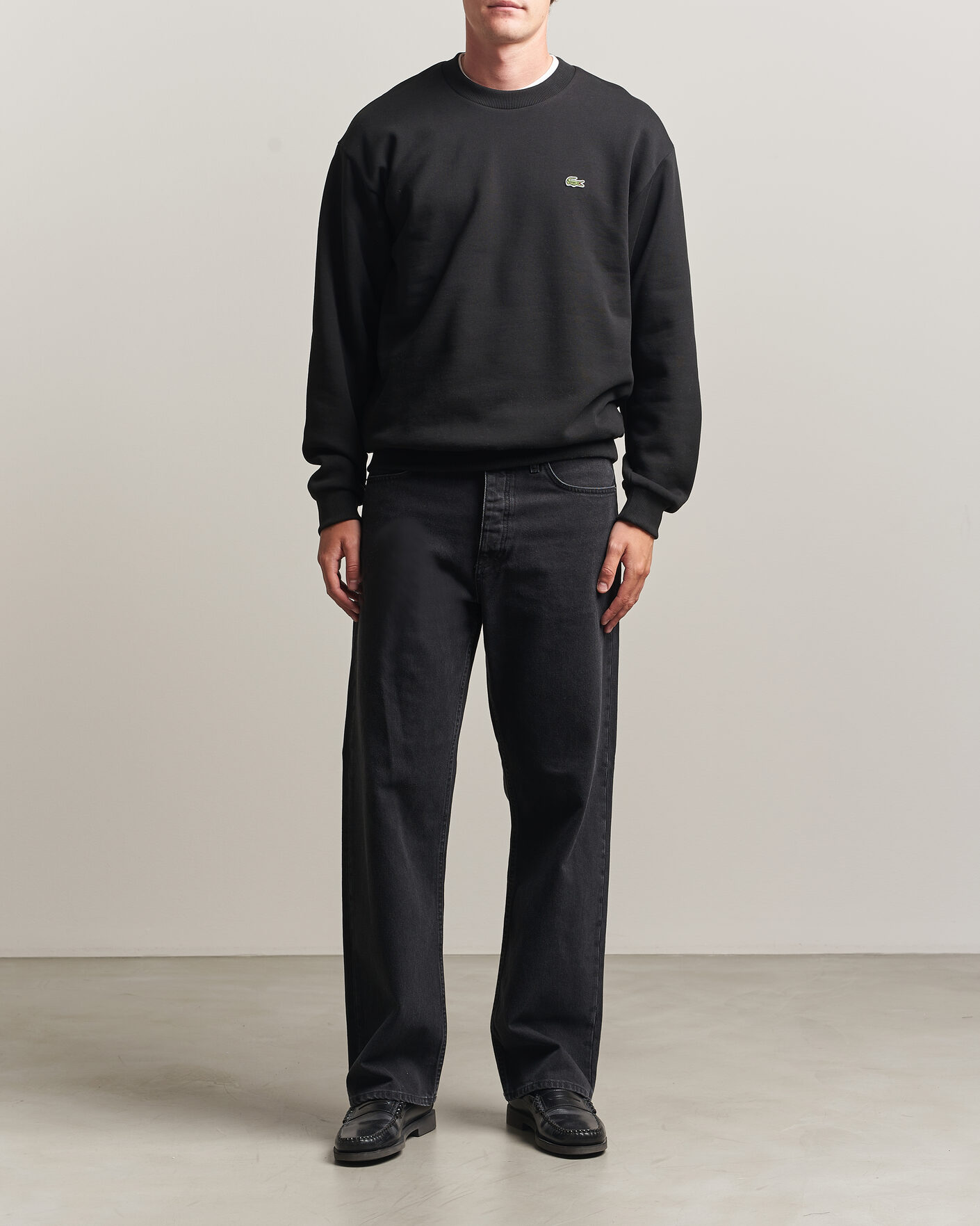 Herren | Pullover | Lacoste | Crew Neck Sweatshirt Black