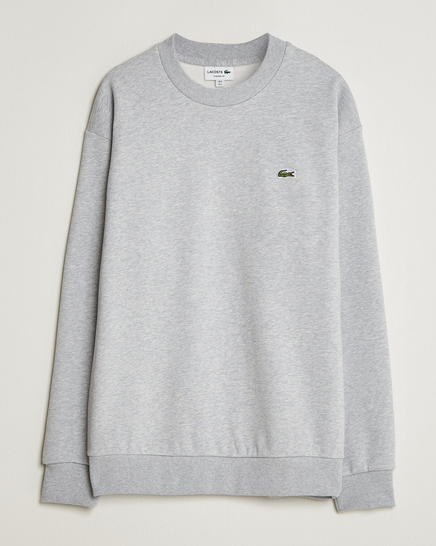 Herren | Pullover | Lacoste | Crew Neck Sweatshirt Silver Chine