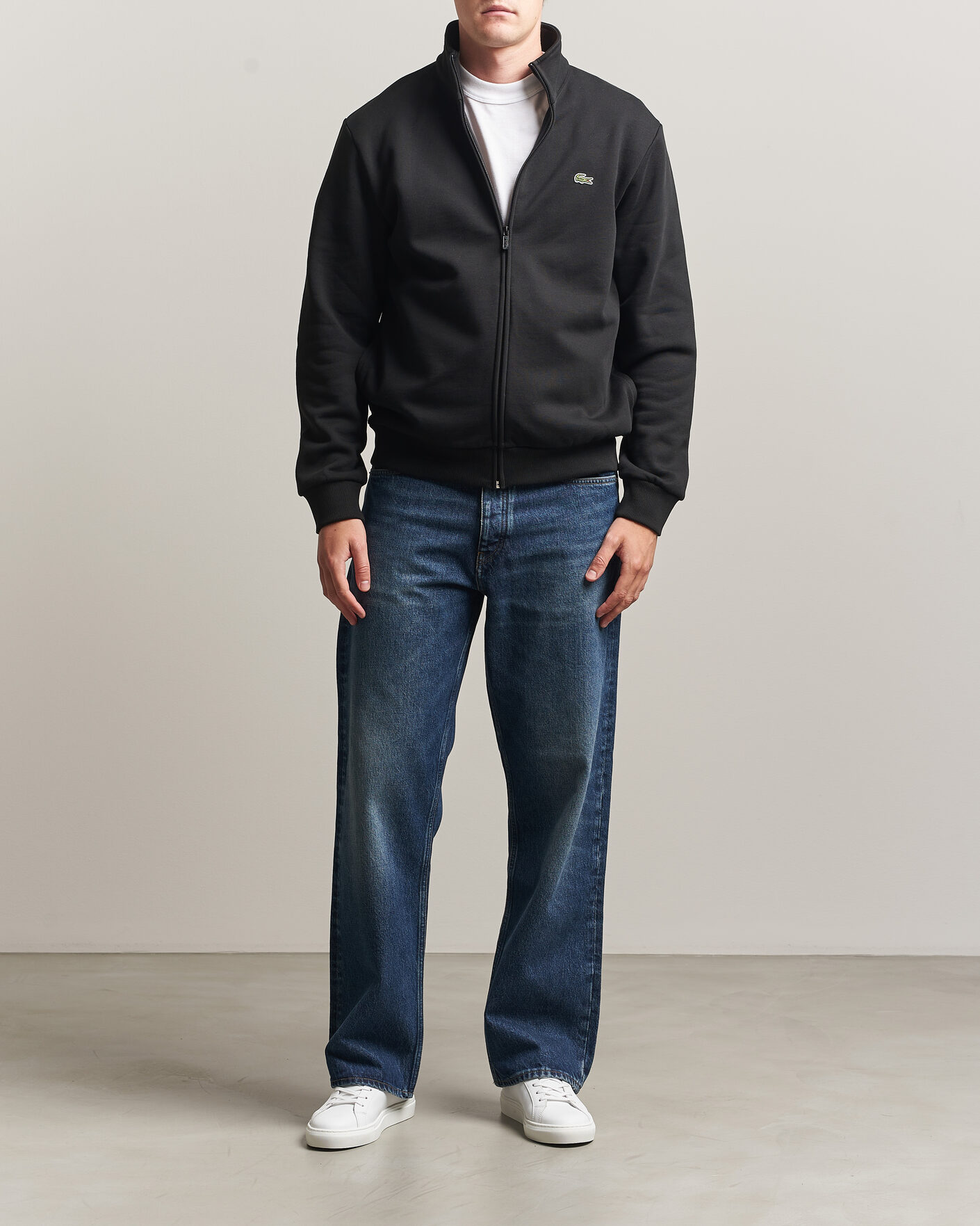 Herren | Pullover | Lacoste | Full Zip Sweater Black