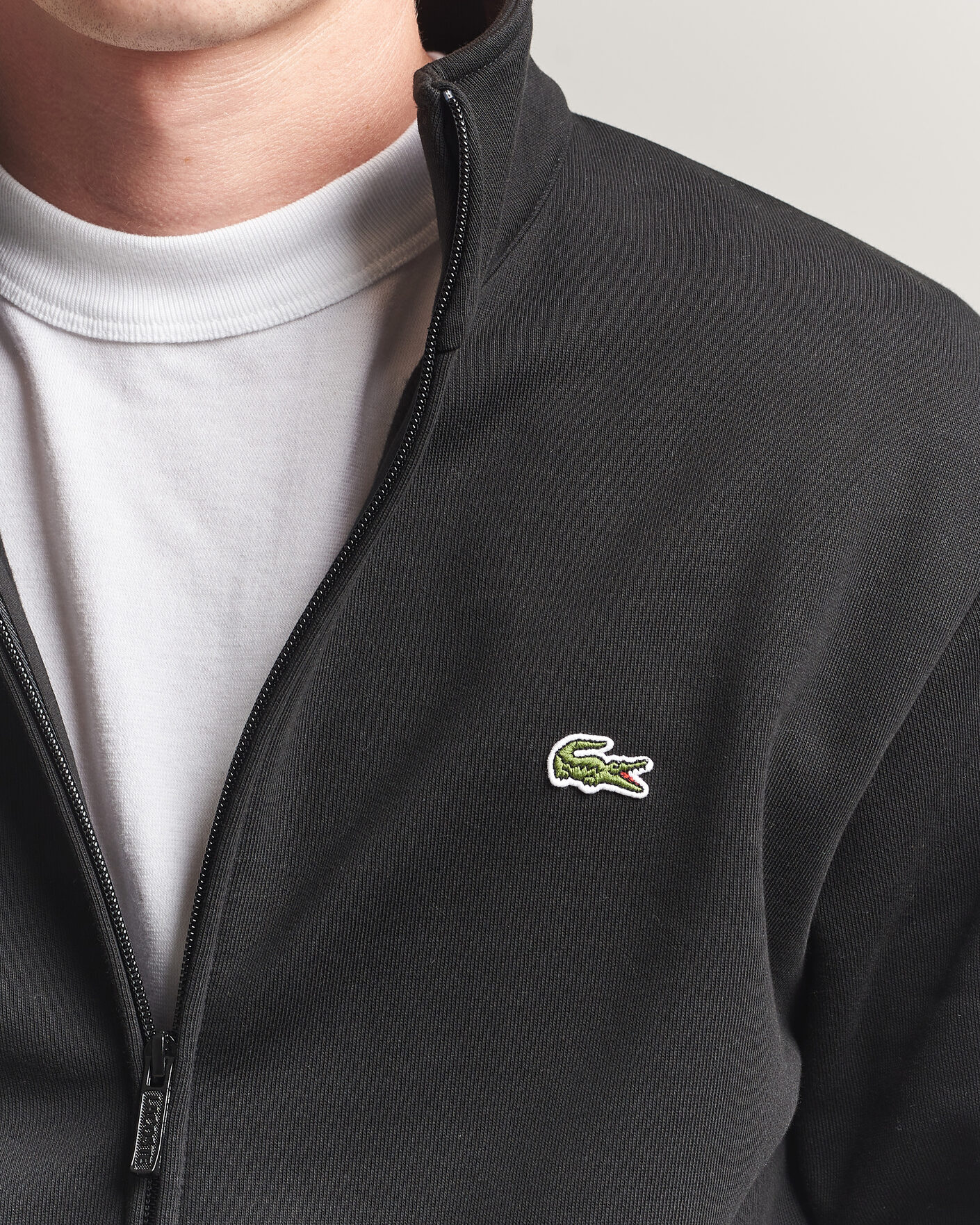 Herren | Pullover | Lacoste | Full Zip Sweater Black