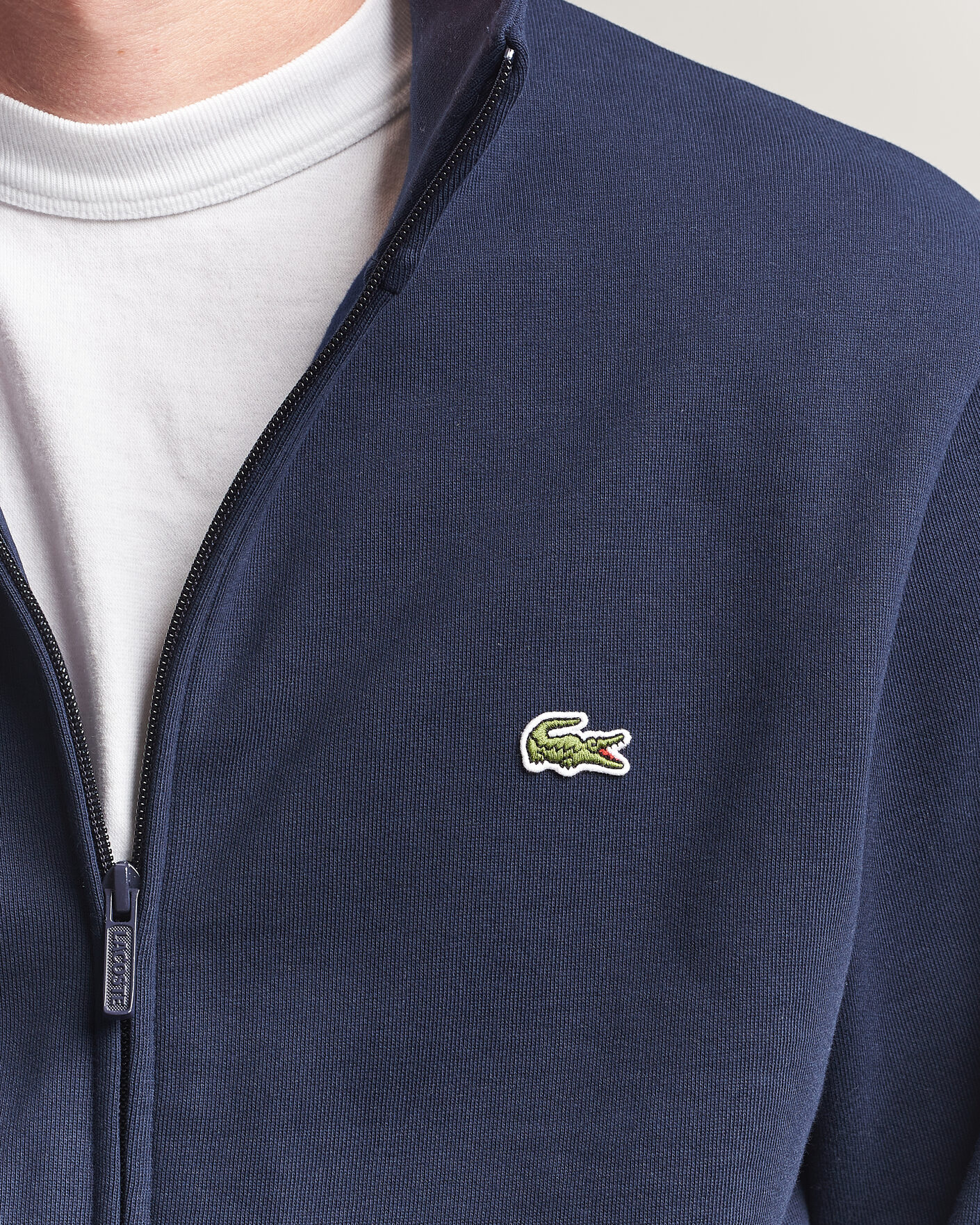 Herren | Pullover | Lacoste | Full Zip Sweater Navy Blue