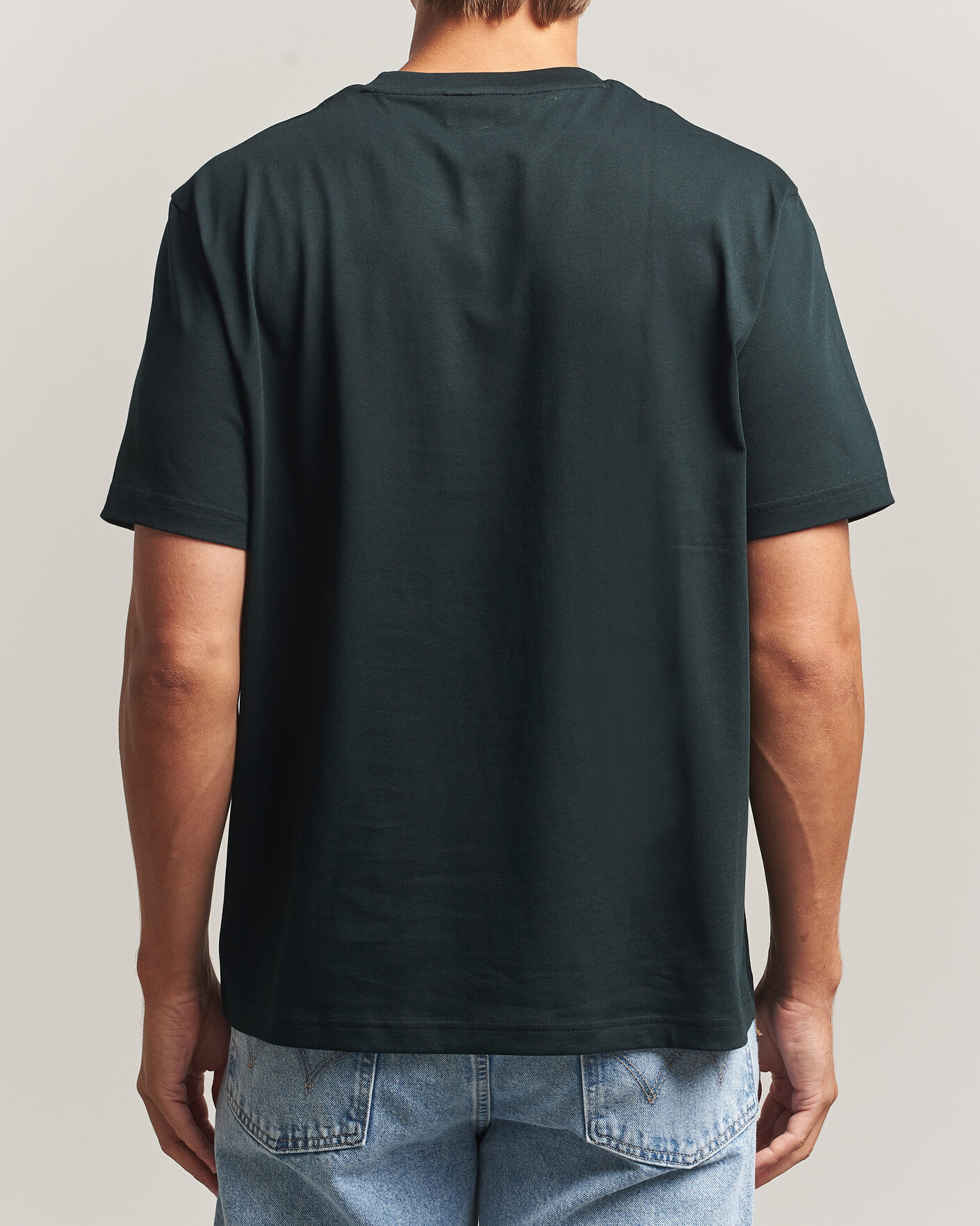 Herren | T-Shirts | Lacoste | Crew Neck T-Shirt Dark Varech