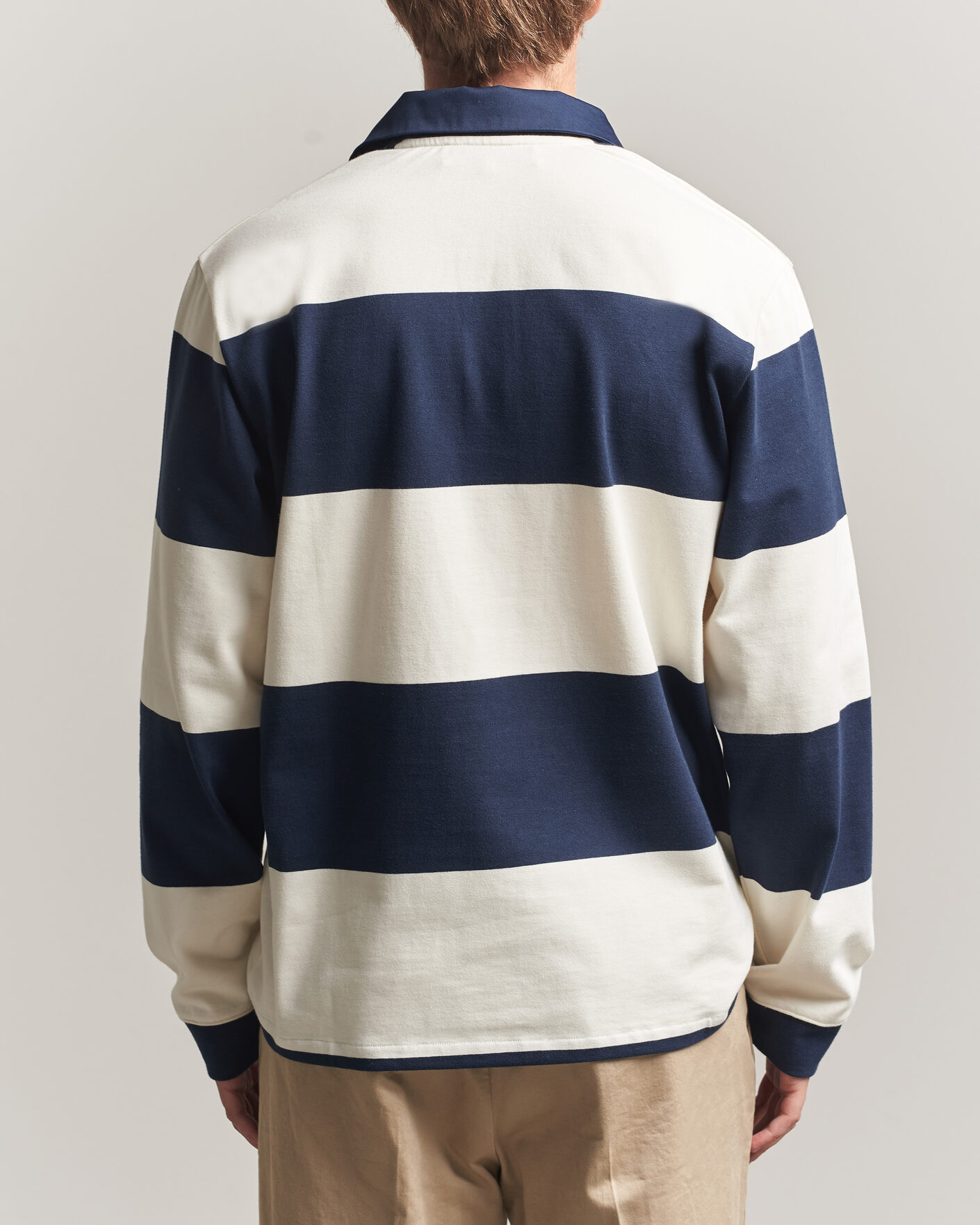 Herren | Pullover | Palmes | Ball Rugby Shirt Navy Stripe