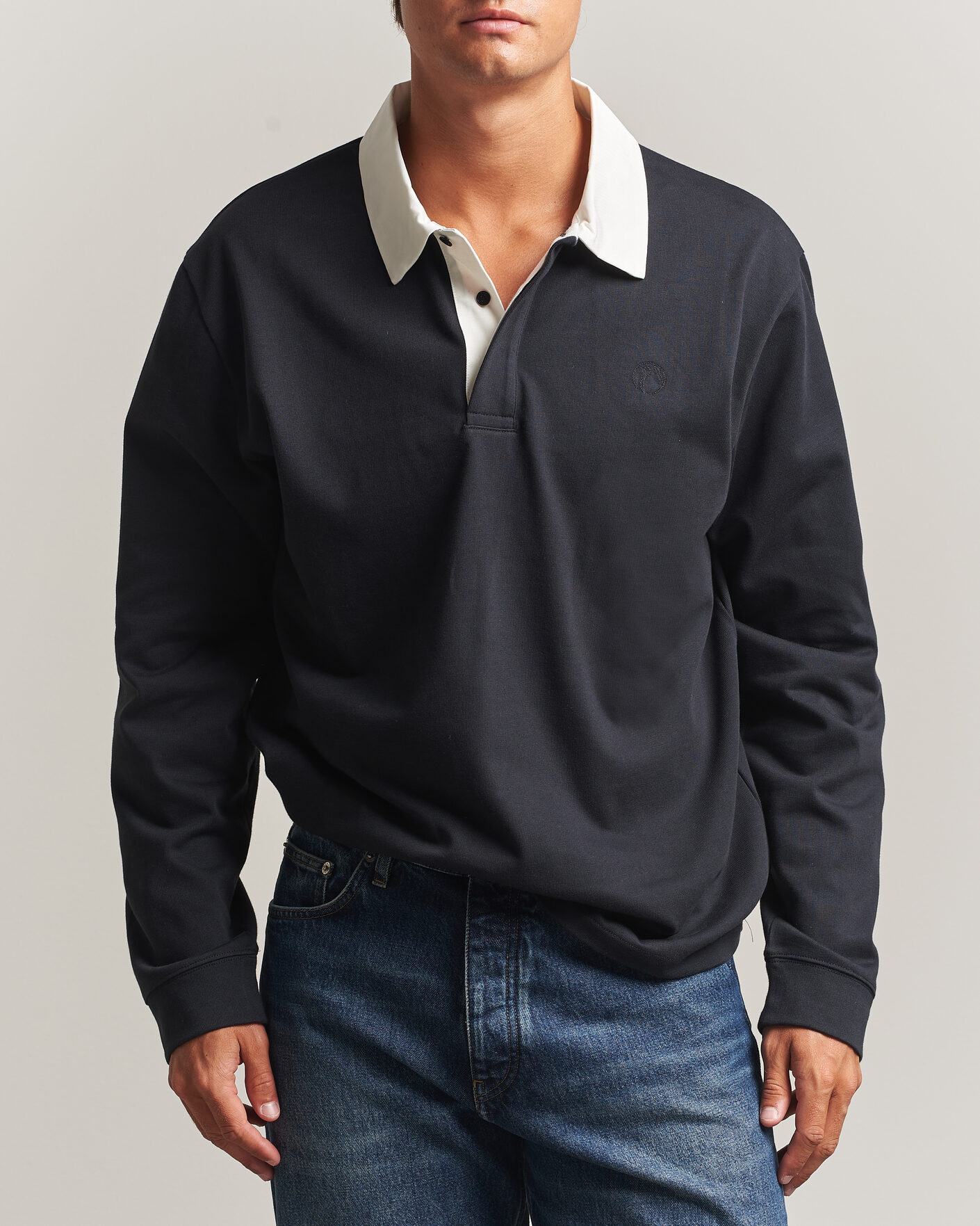 Herren | Pullover | Palmes | Ball Rugby Shirt Black