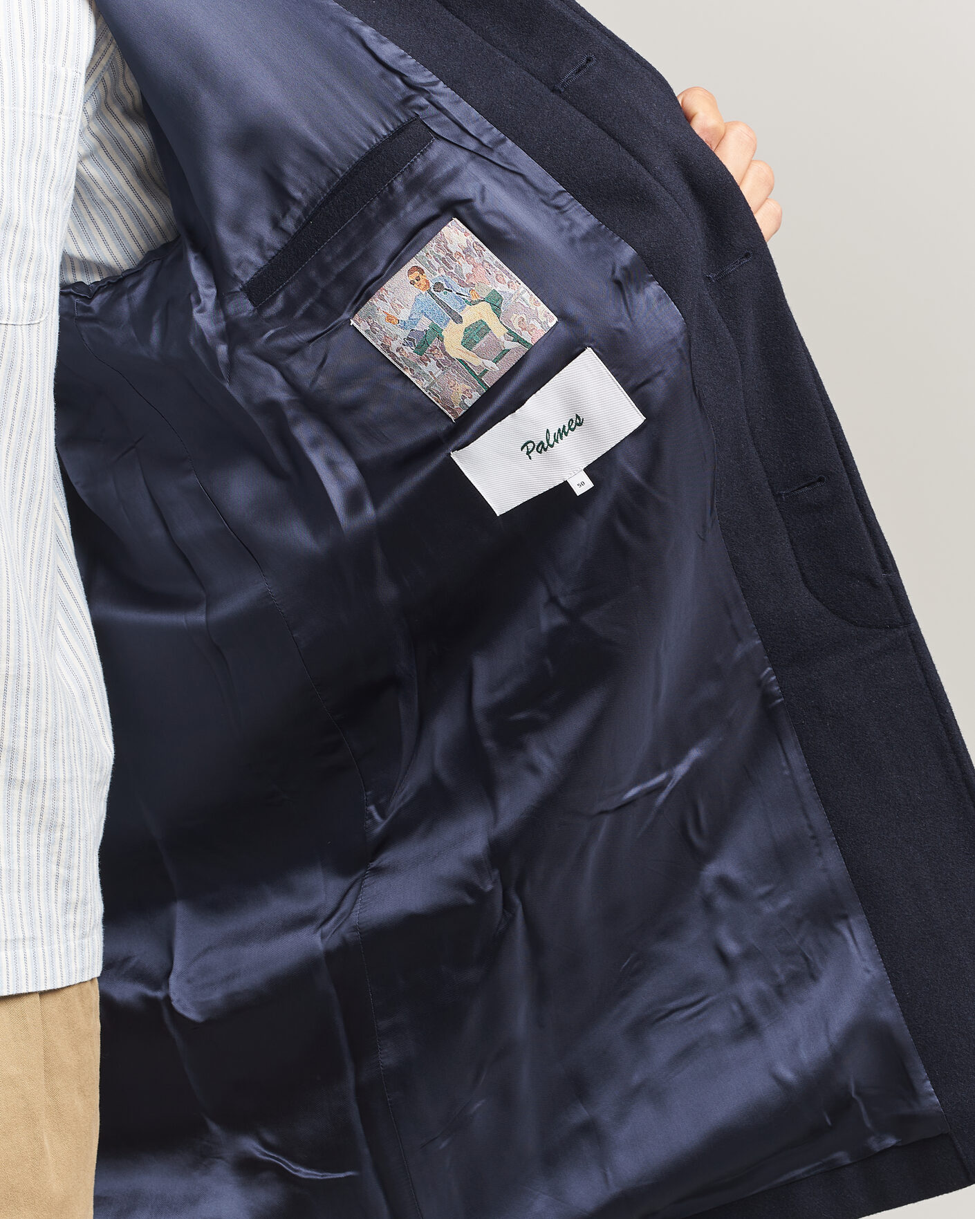 Herren | Jacken | Palmes | Cedric Wool Coat Navy